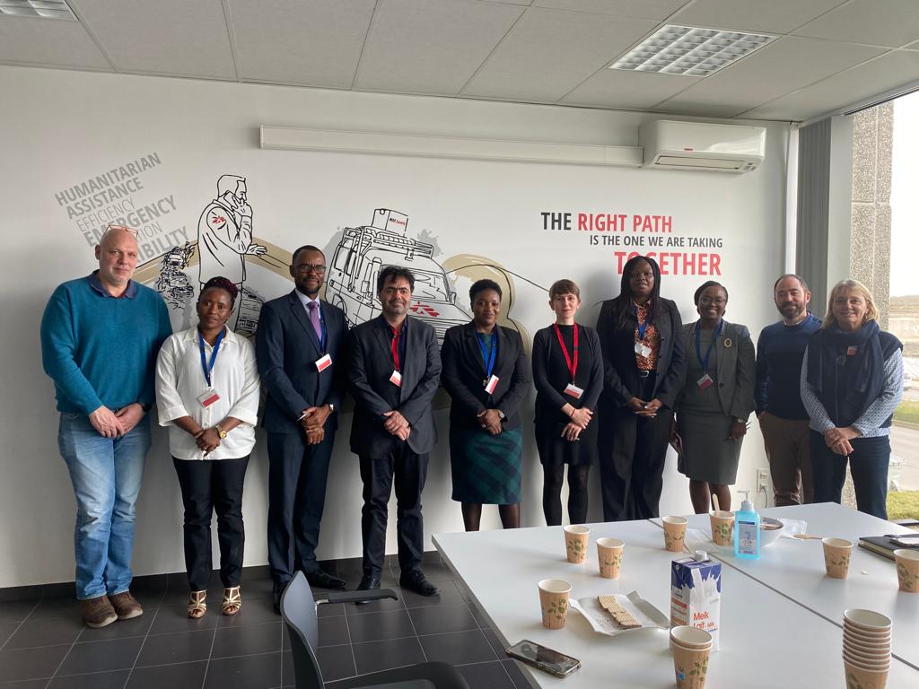 Kenya's Health Cabinet Secretary Visits MSF Global Supply Chain Offices In Belgium To Strengthen Partnership