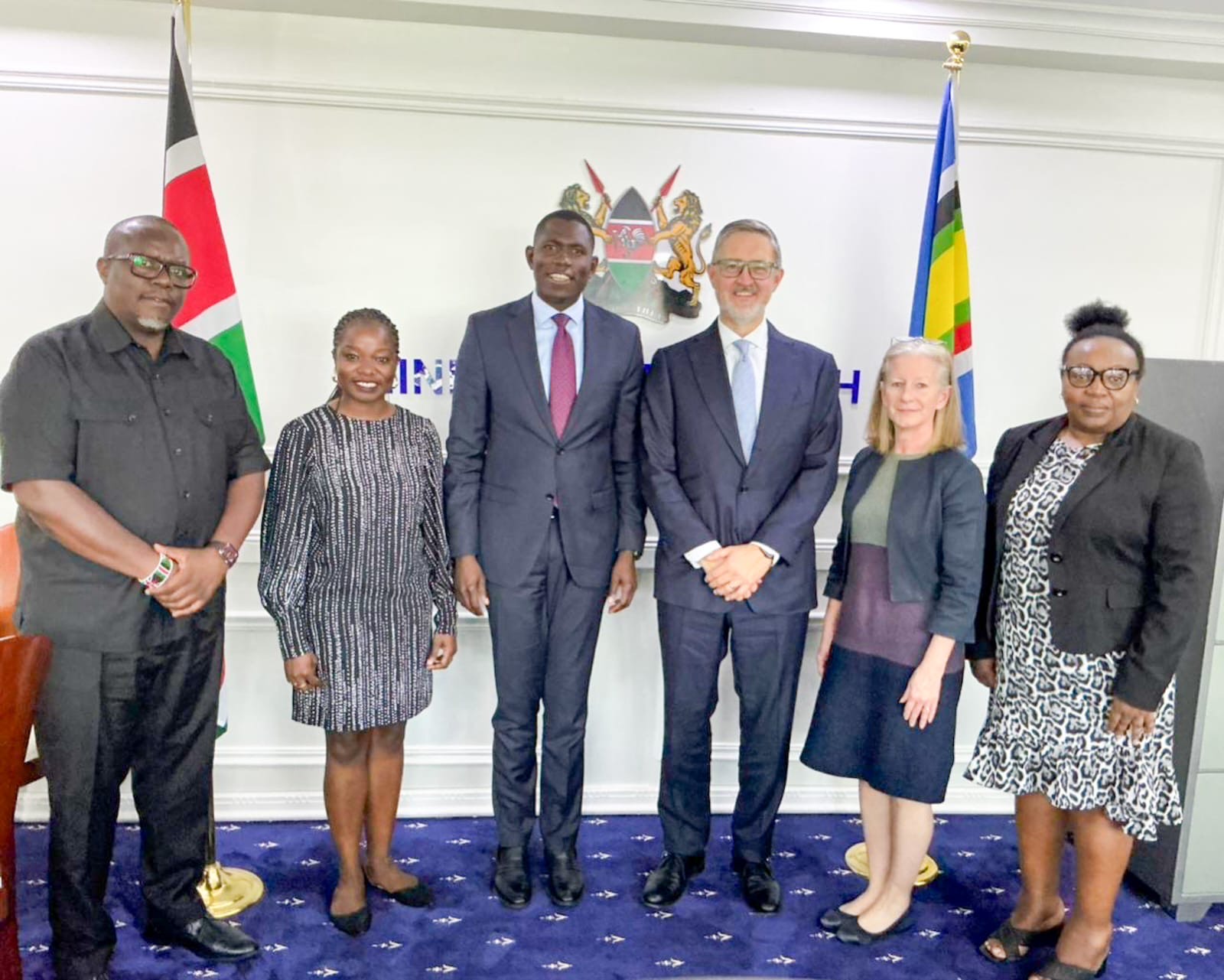 PS Dr Ouma Oluga Meets KEMRI–Wellcome Trust Team to Deepen Health Research Collaboration