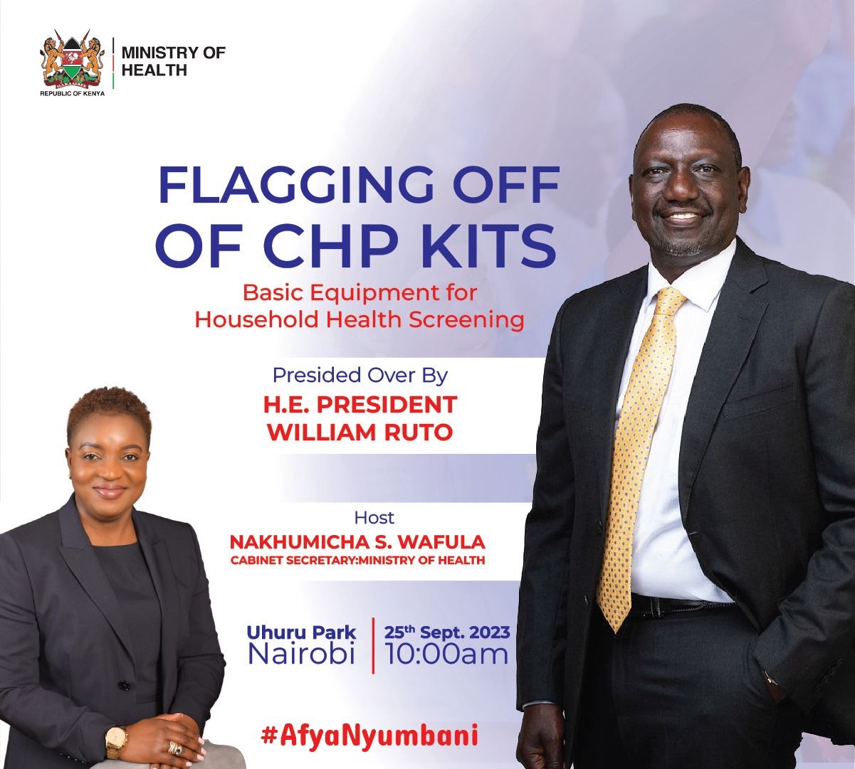 Flagging off of CHP Kits
