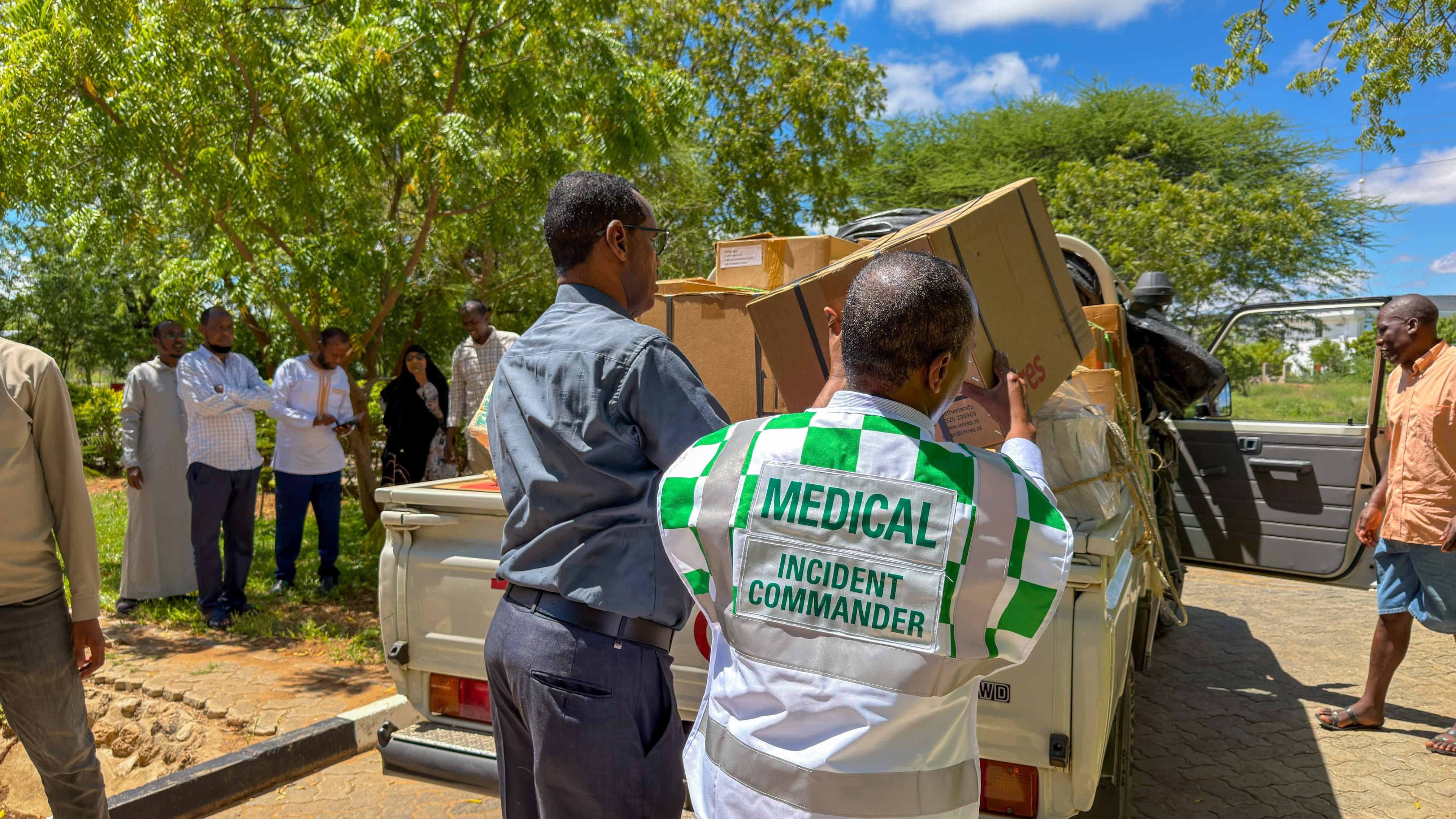 Garissa strengthens cholera response with WHO-supported supplies handover