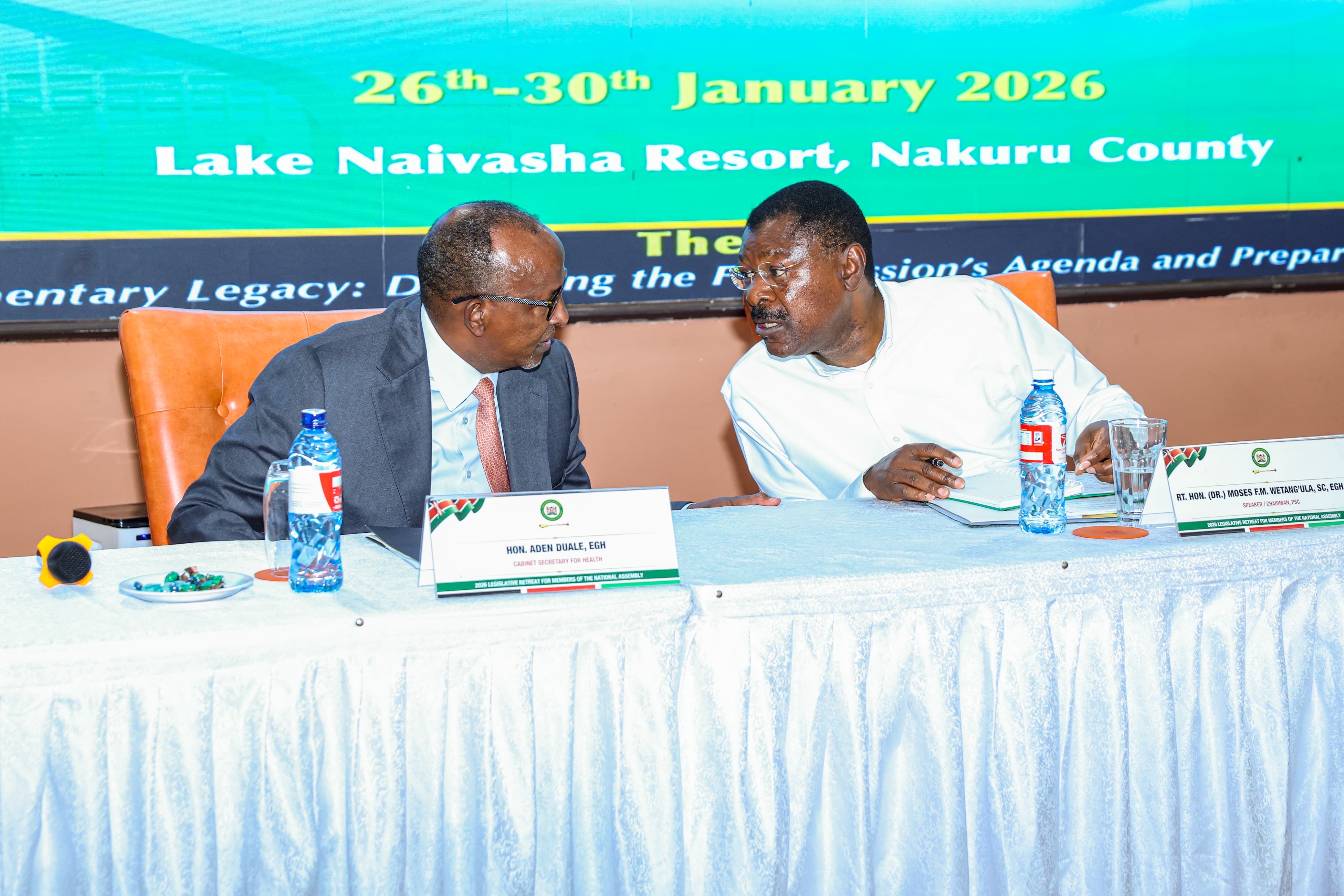Health CS outlines UHC reforms at National Assembly retreat