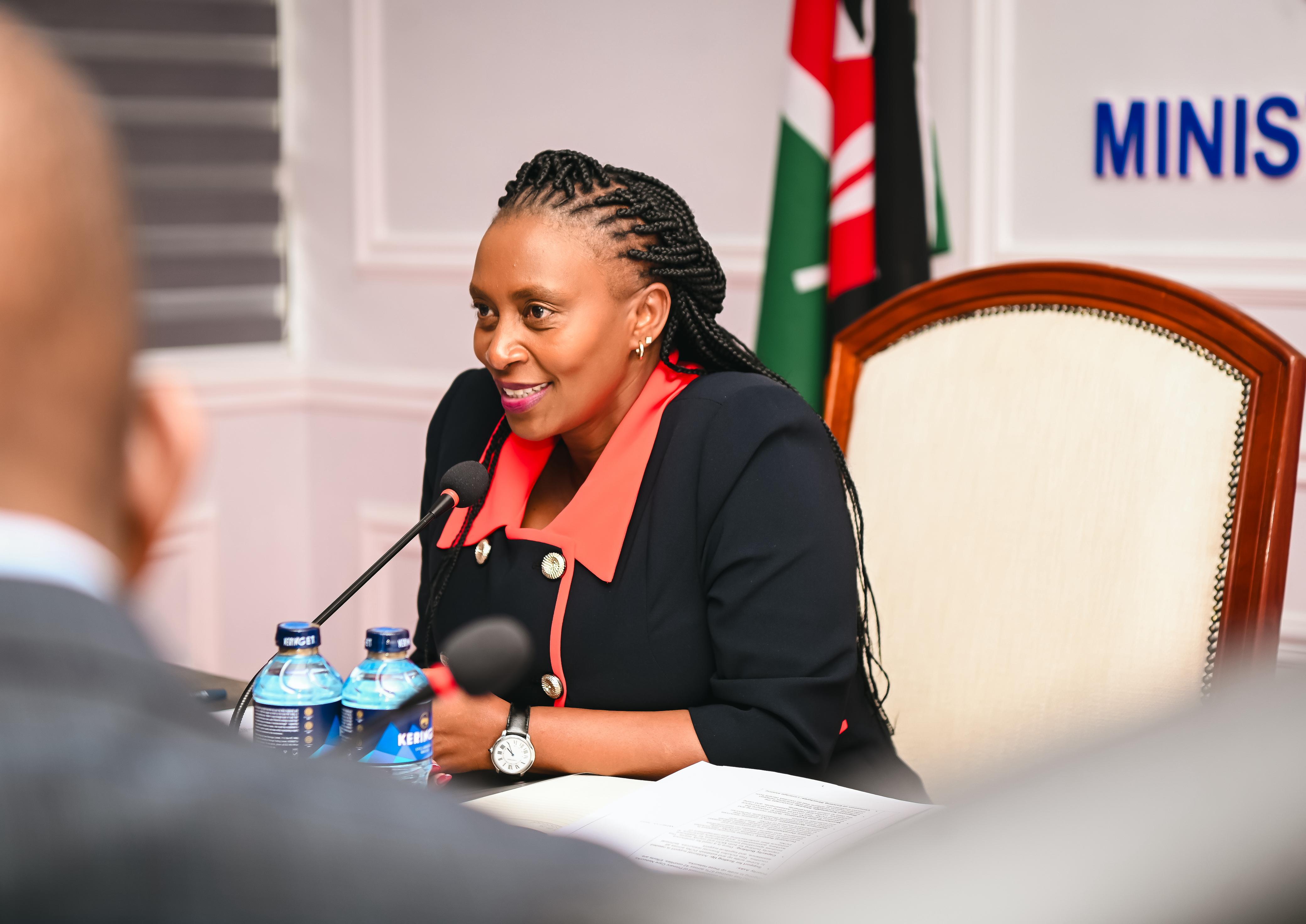 PS Mary Muthoni, Amref Health Africa Review Progress on Primary Health Care, Climate & Disease Control Collaboration