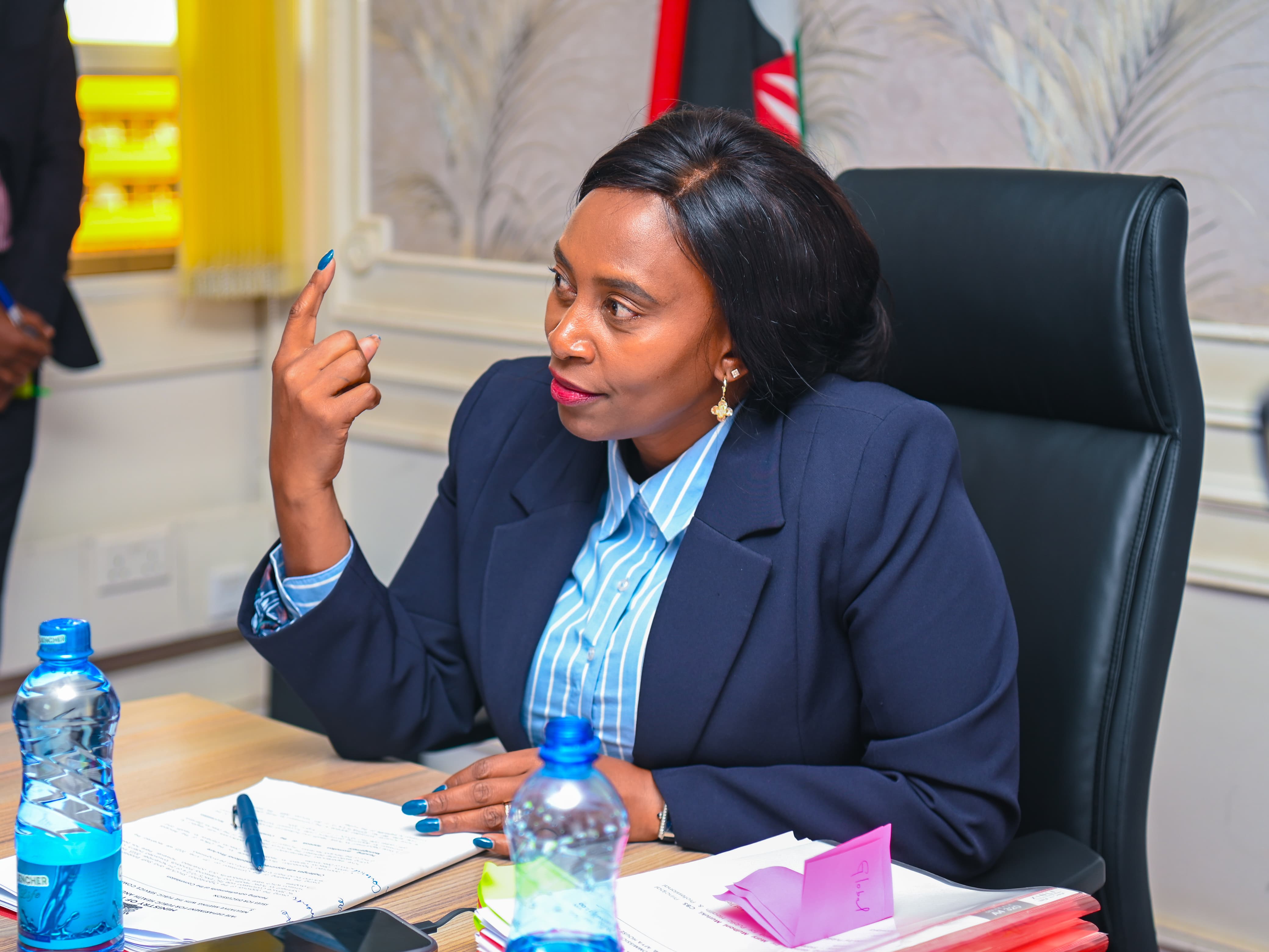 PS Muthoni Hold Consultative Meeting with Public Service Commission to Address Department's HR Challenges