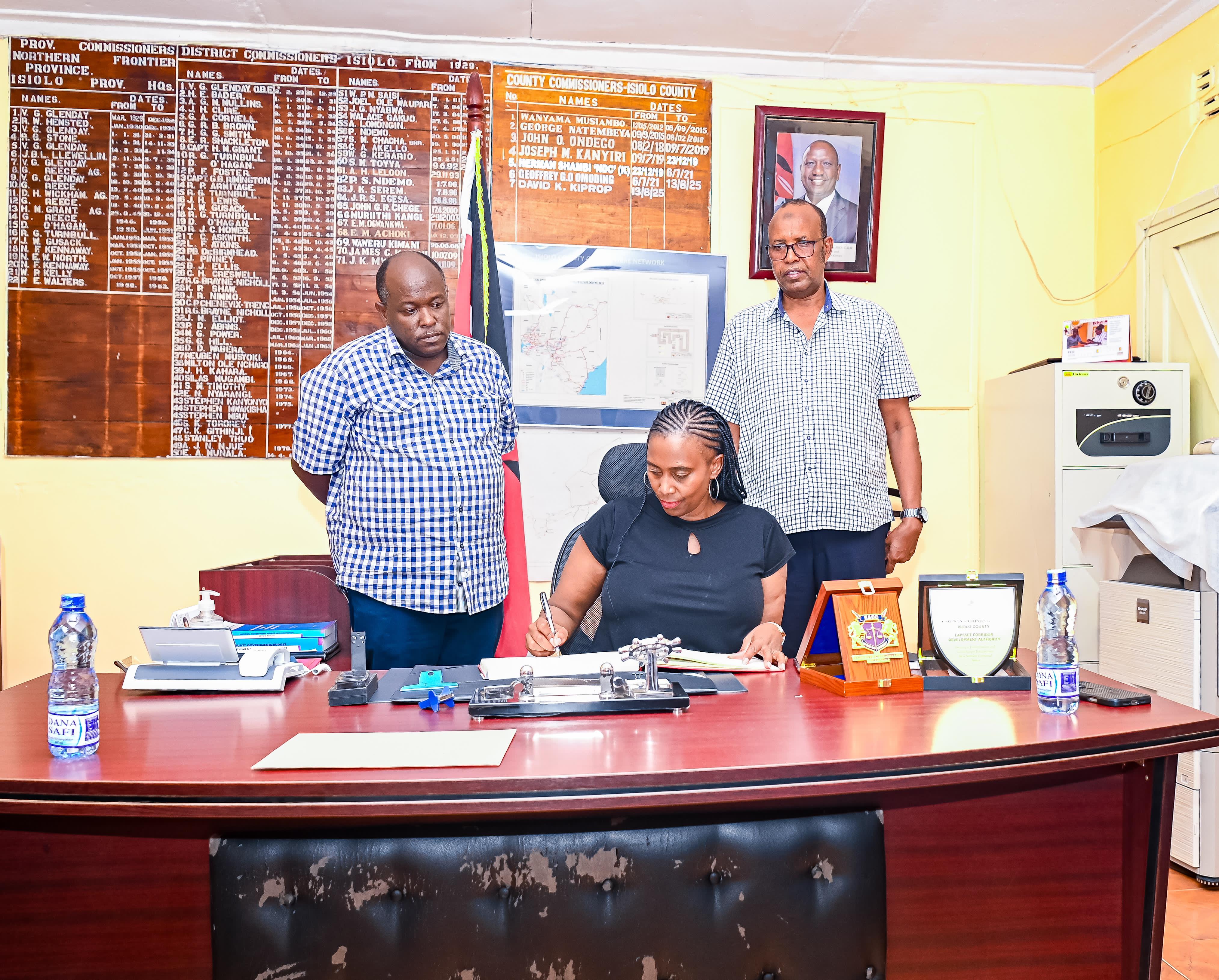 PS Mary Muthoni Meets Isiolo County Commissioner’s Office to Strengthen National–County Collaboration on Public Health Delivery