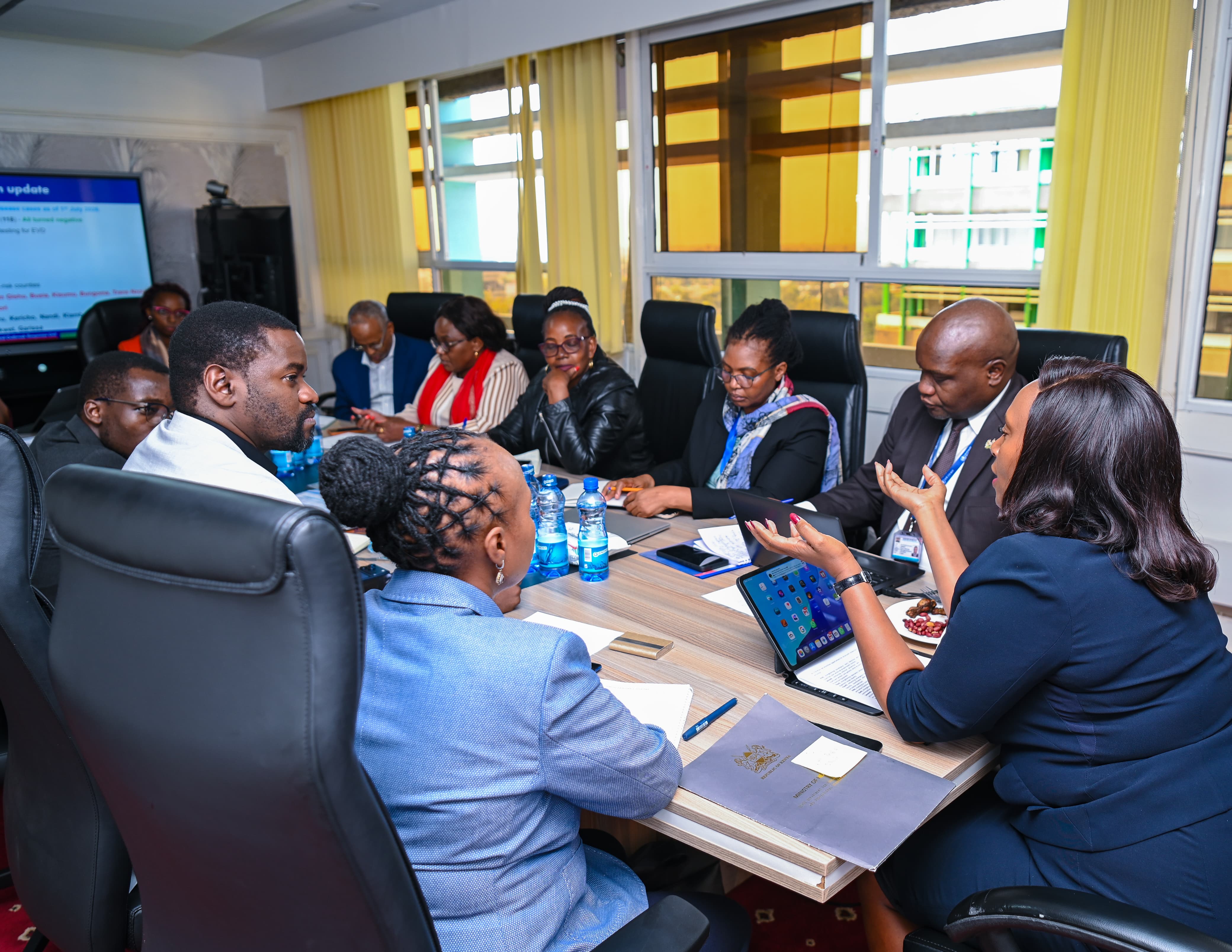 PS Muthoni meets Kenya Healthcare Federation to strengthen collaboration in Ebola preparedness 