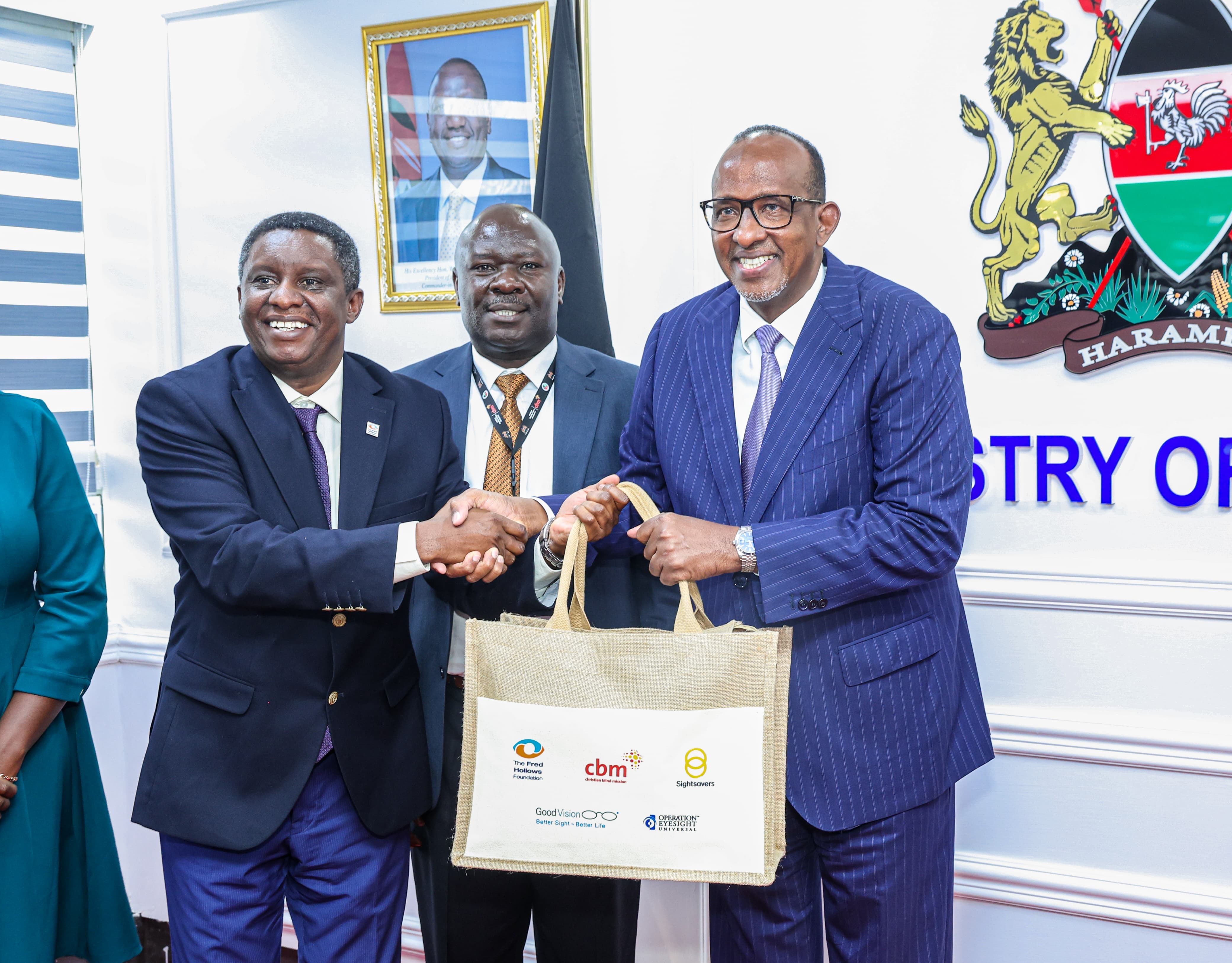 Meets Global Partners Ahead of Eye Health Conference in Kenya