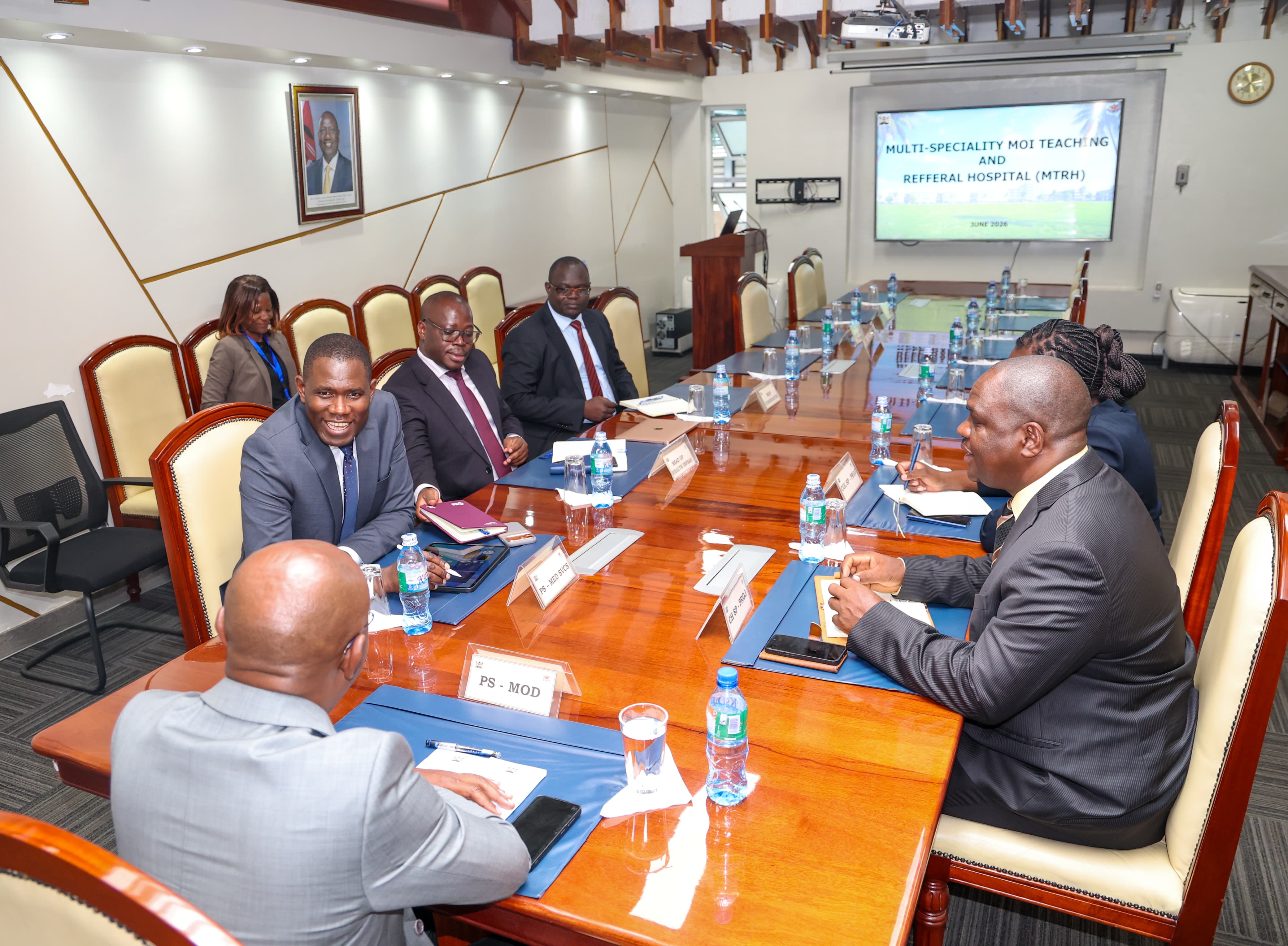 Government Reviews Progress of Landmark MTRH Multi-Speciality Hospital Project