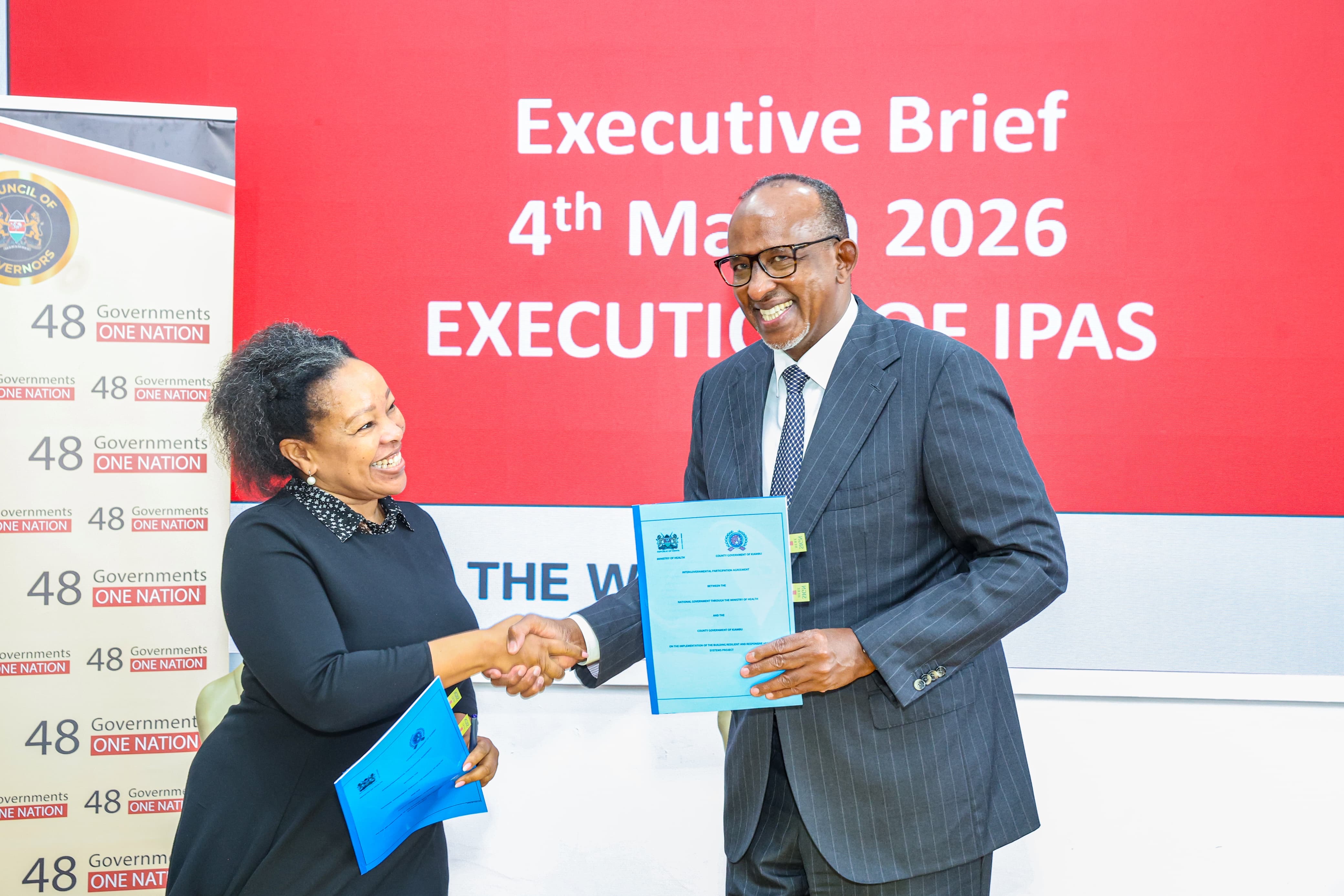 CS Duale Presides Over Signing of BREHS Intergovernmental Agreements to Strengthen Primary Healthcare