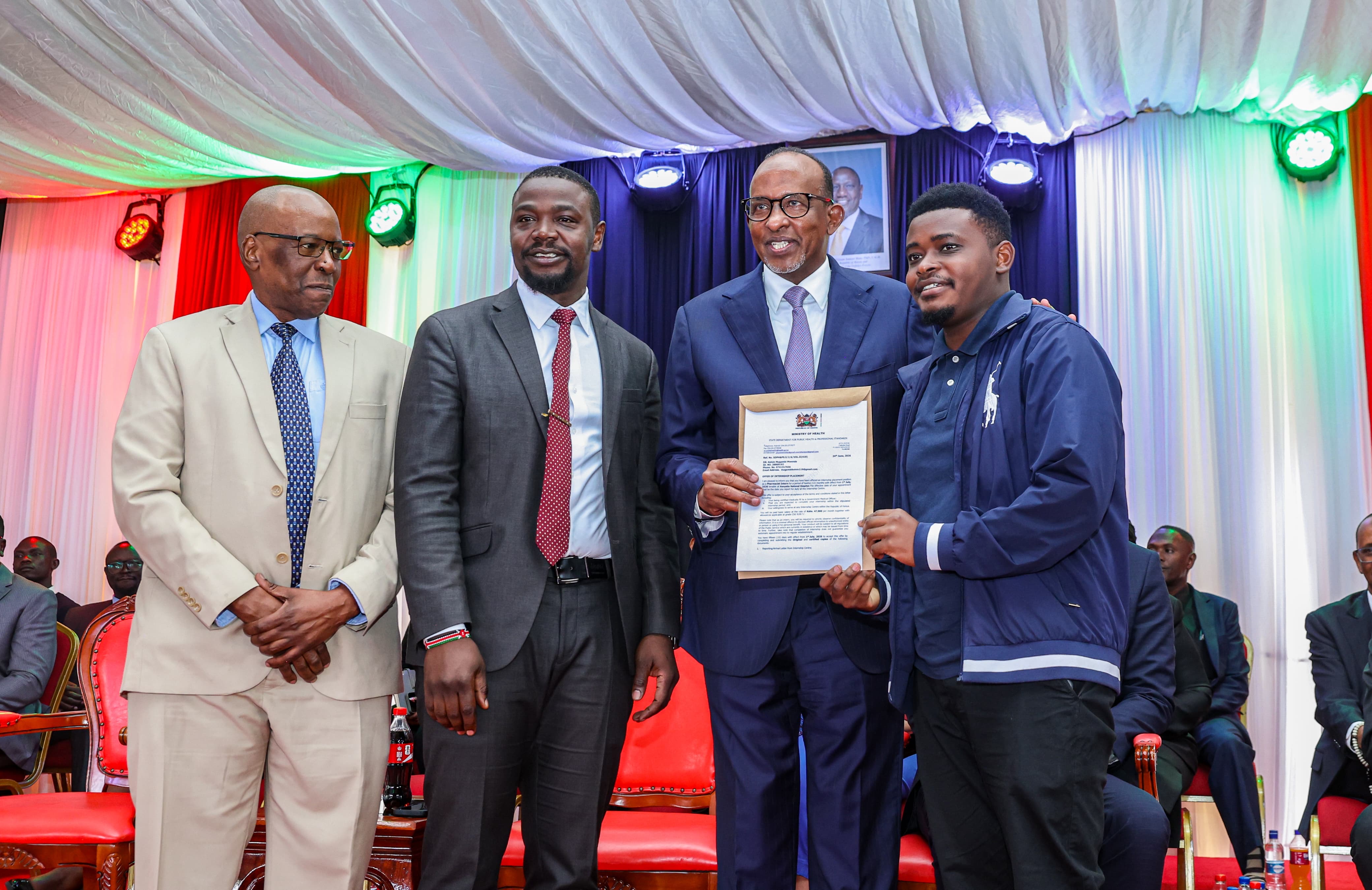 Ministry Deploys 6,784 Healthcare Interns to Strengthen Kenya’s Health Workforce