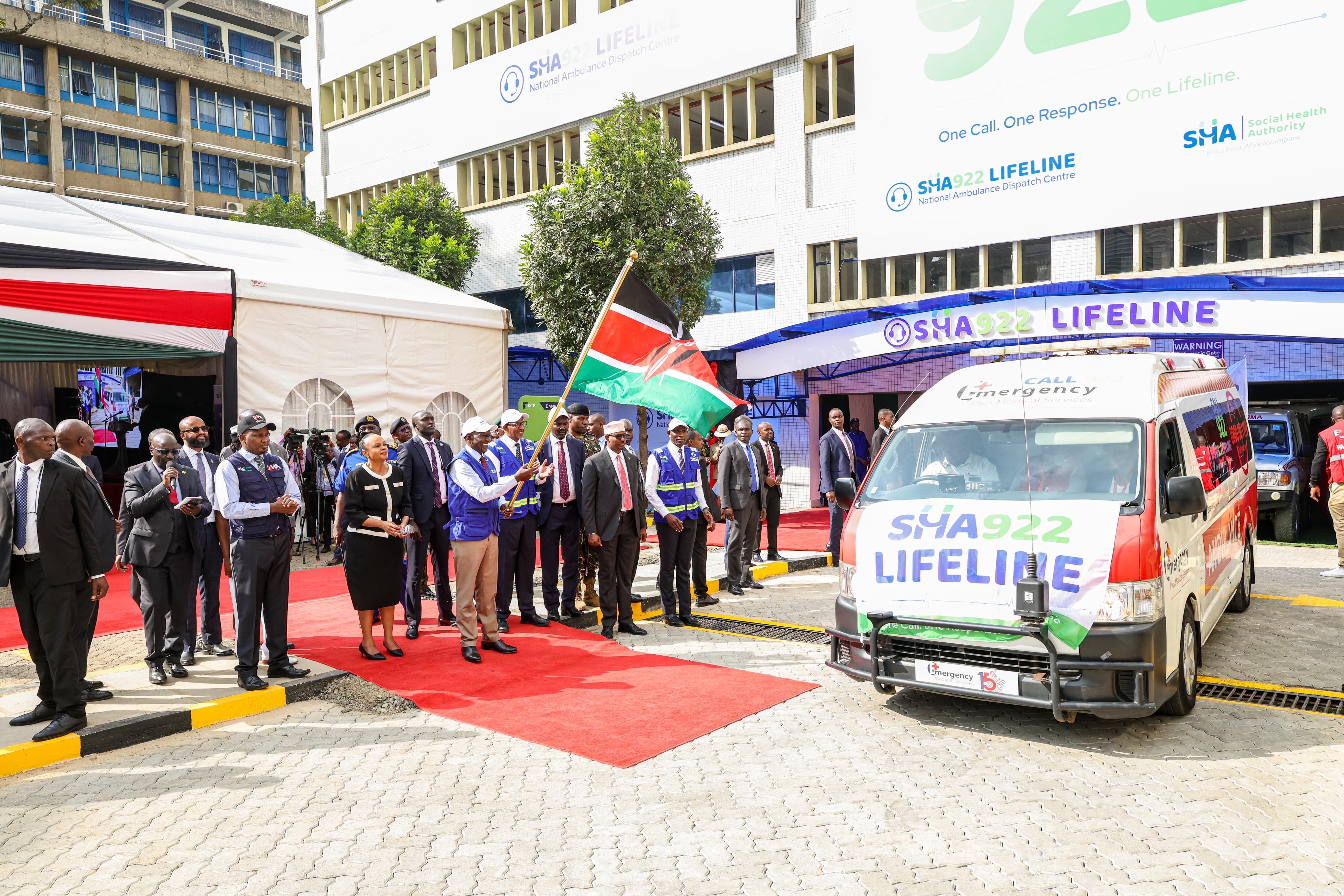 President Ruto Launches National Ambulance Dispatch Centre to Strengthen Emergency Care Nationwide