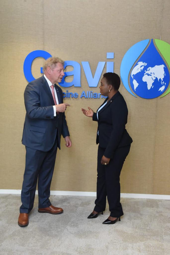 CS Nakhumicha S. Wafula, held a productive meeting with GAVI alliance CEO, Seth Berkeley.