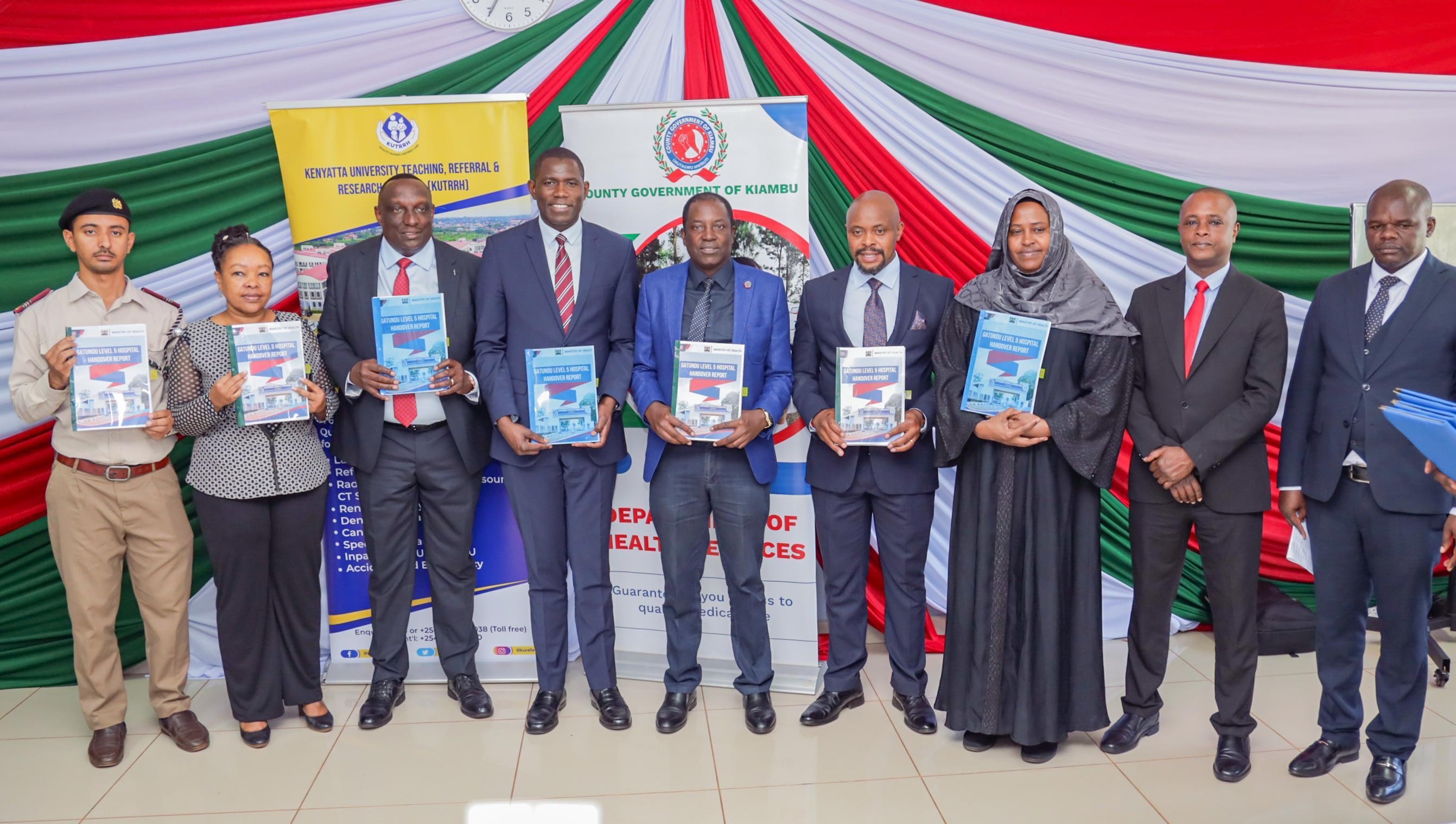 Government Hands Over Refurbished Gatundu Level 5 Hospital to Kiambu County