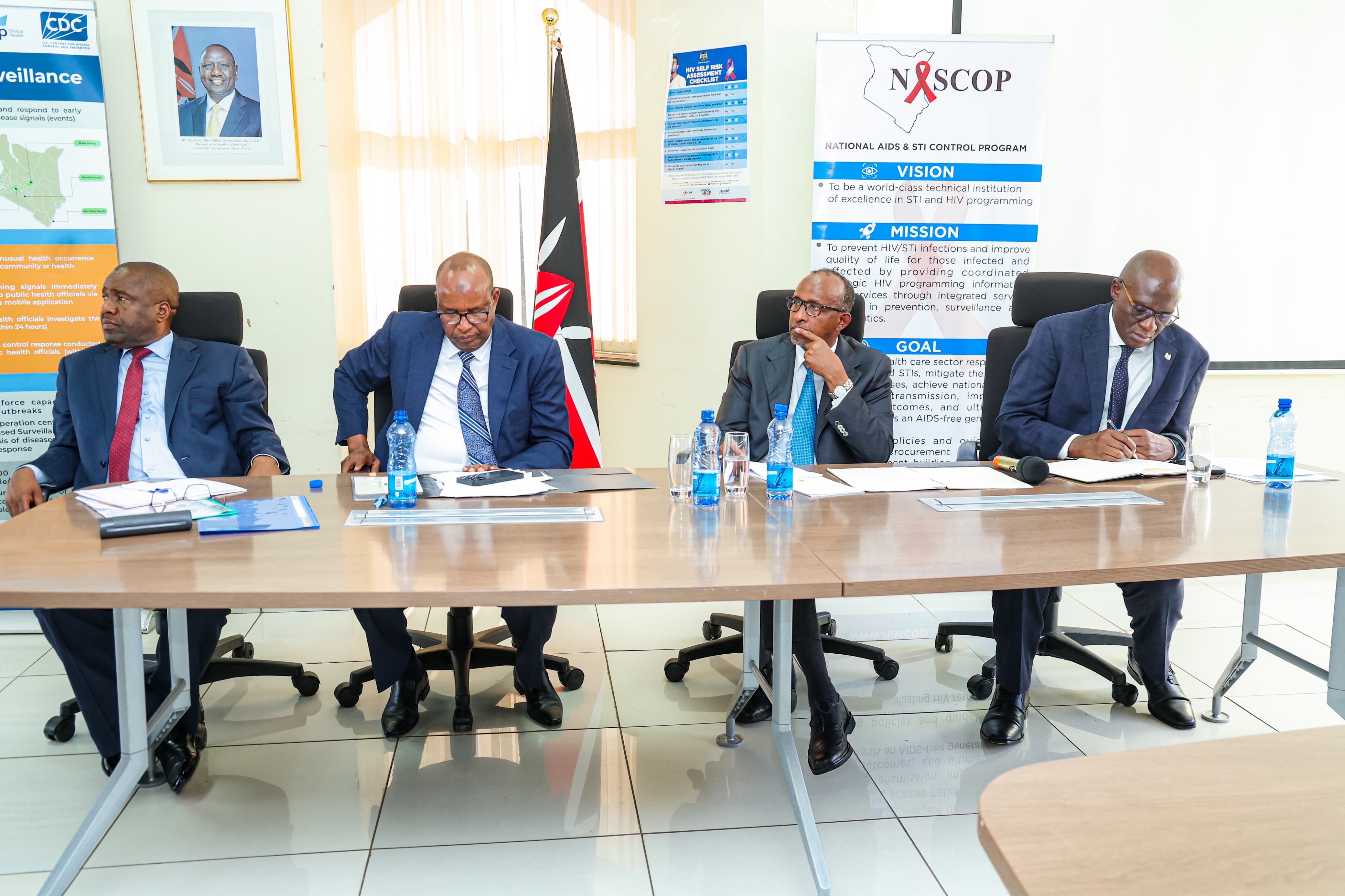 Health CS Hon. Aden Duale Engages Heads of Ministry Institutions on UHC Implementation