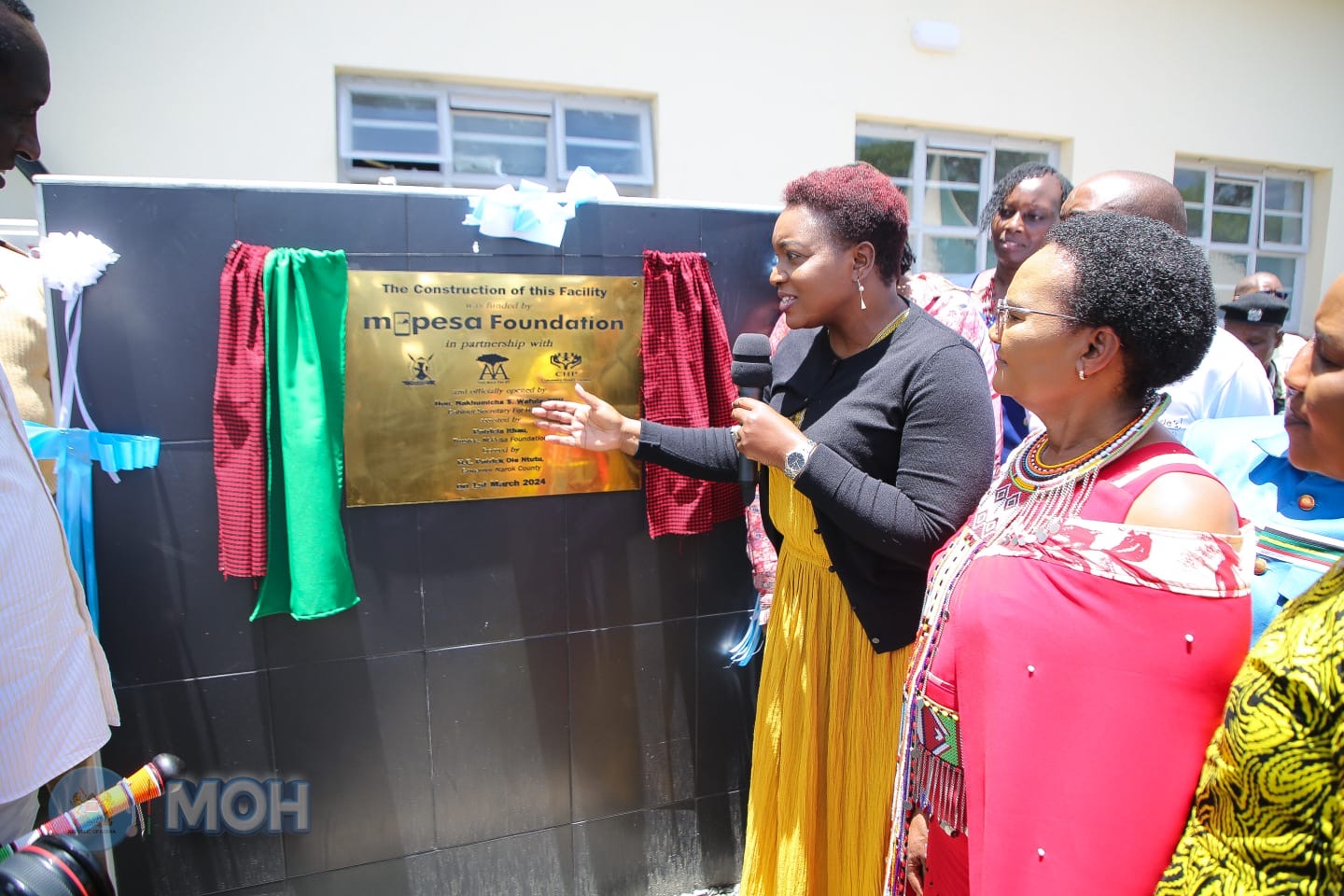 Narok, Kenya - 1st March 2024 -  In a milestone event for healthcare in Narok County, the Talek Maternal, Newborn, and Child Health (MNCH) project was officially inaugurated at Talek Hospital today.    The opening ceremony, led by Health CS Nakhumicha S. Wafula, highlighted the collaborative efforts of the M-PESA Foundation, Gertrude’s Hospital Foundation, Community Health Partners, and the Narok County government in establishing this vital facility.    Addressing attendees, Health CS Nakhumicha S. Wafula e
