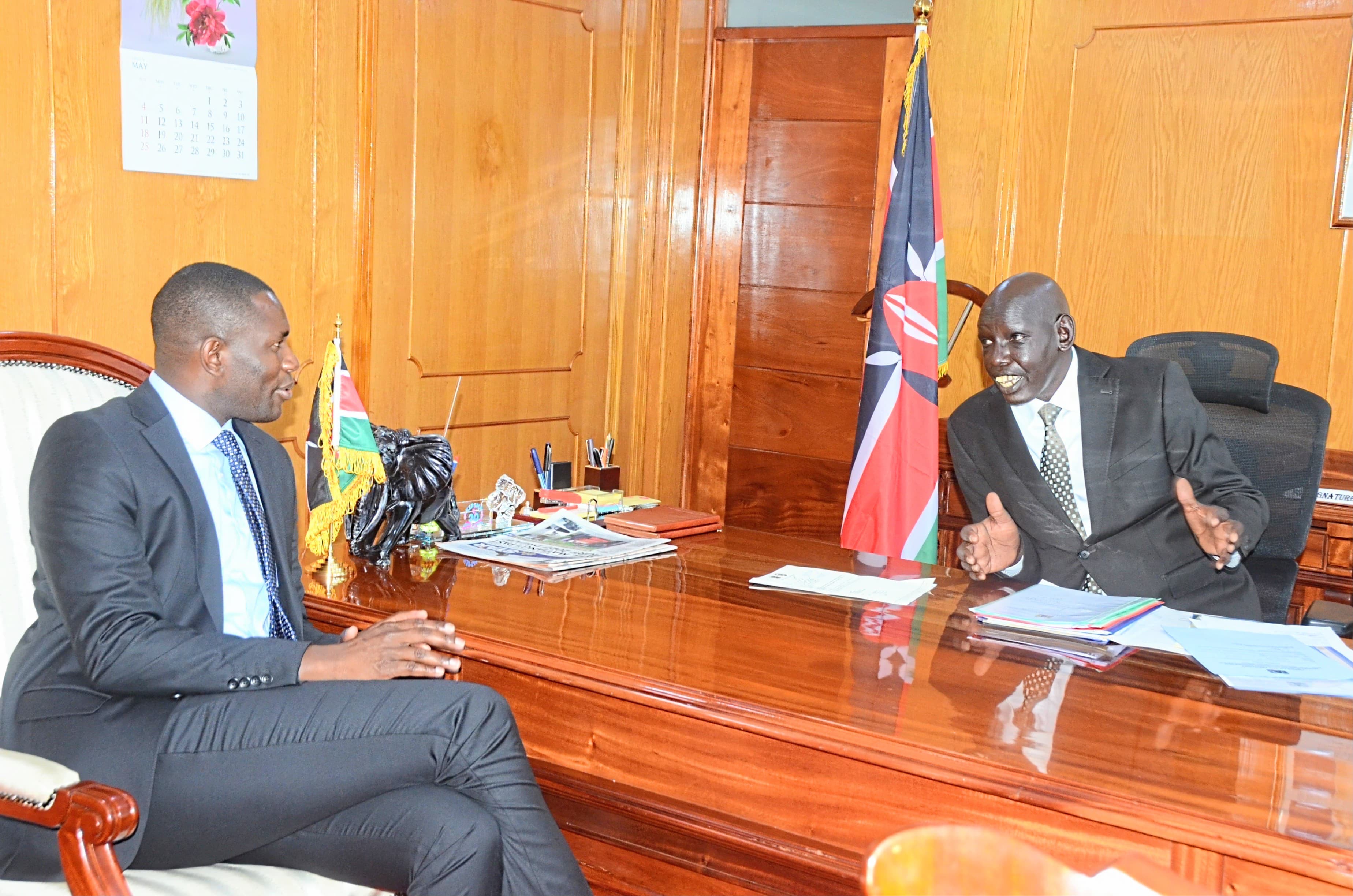 PS Oluga, PS Kipsang in Talks to Actualize Mandatory Inbound Travel Health Insurance