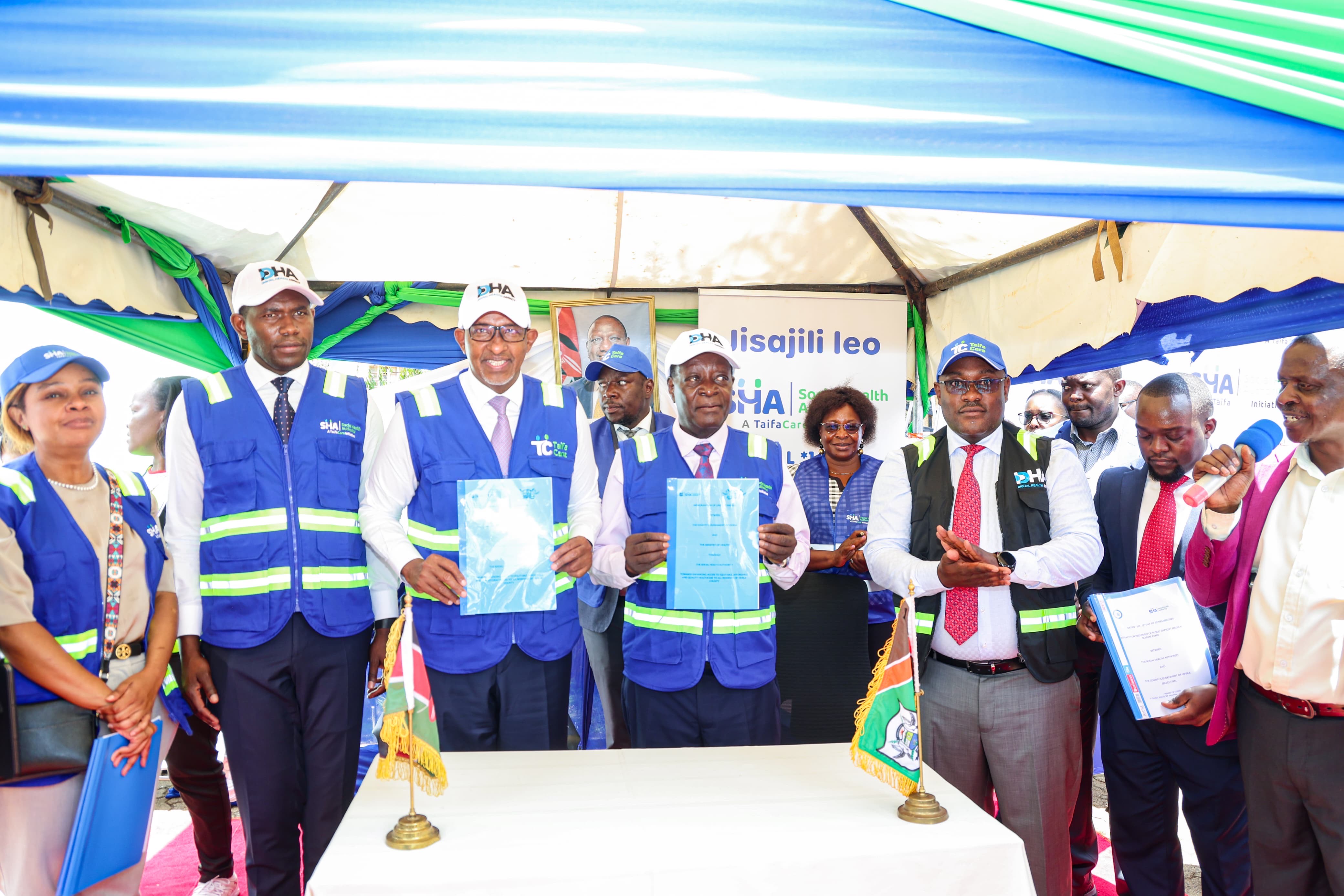 Vihiga County Becomes First to Sign onto SHA Public Officers Medical Scheme