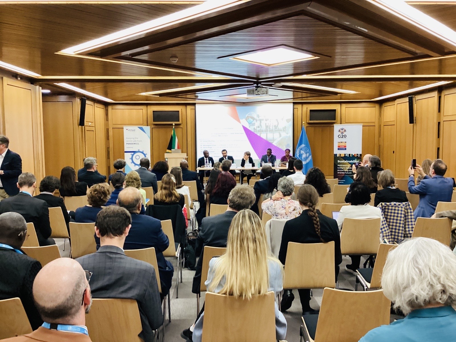 Dr Ouma Oluga Calls for Investment in Local Manufacturing and Global Collaboration at WHA78 Panel