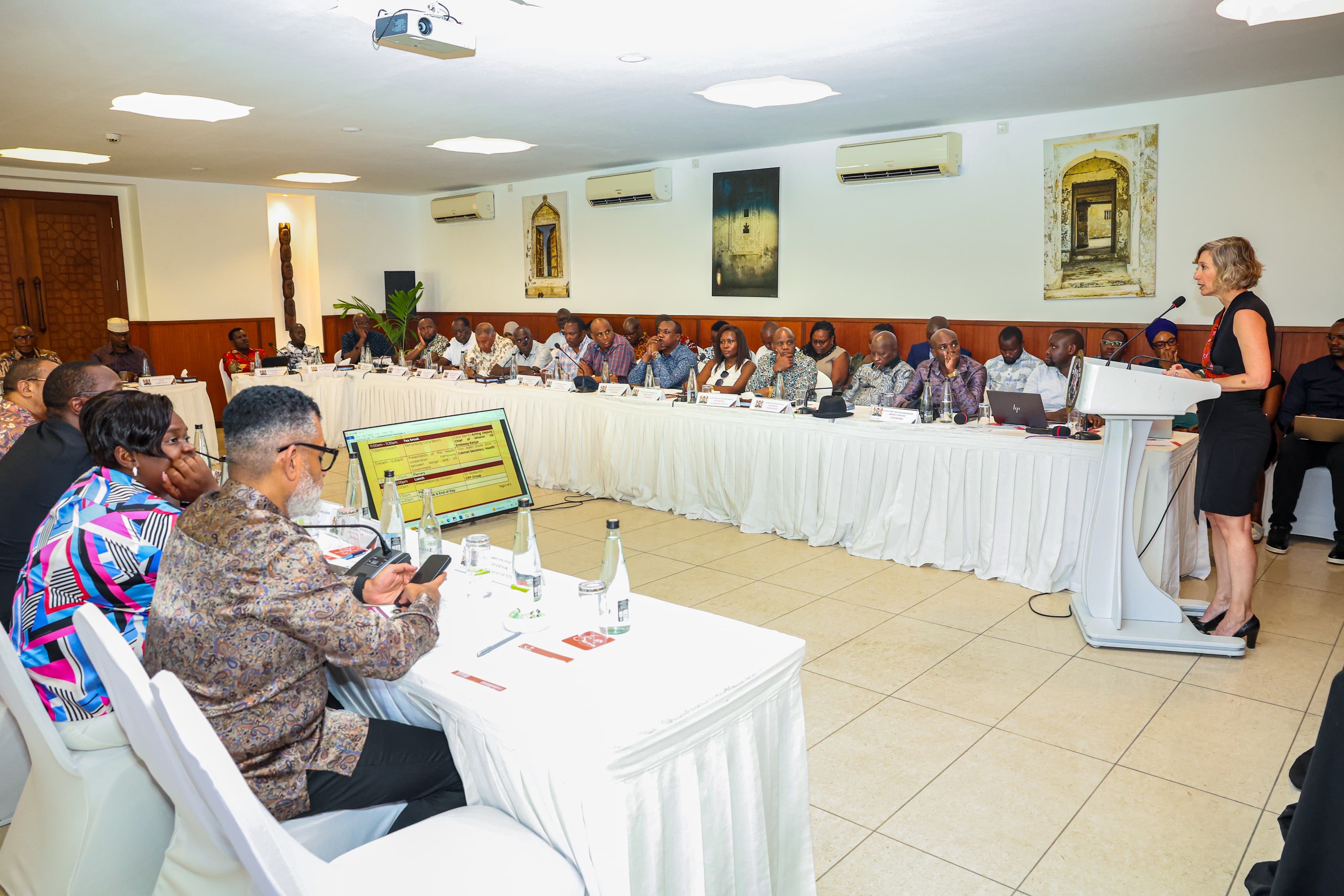 Health CS Duale Briefs Governors on UHC Progress at CoG Retreat in Kilifi