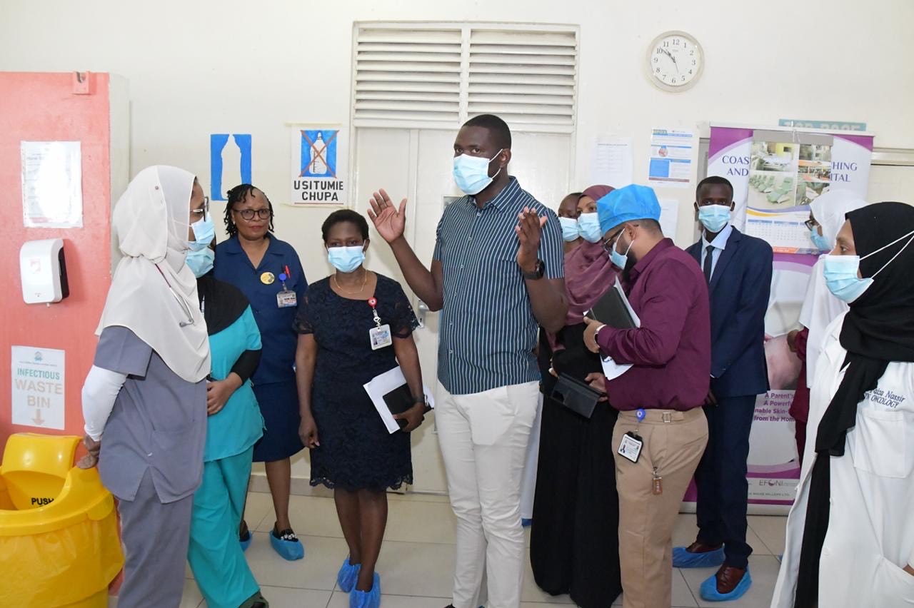 PS Oluga Visits Coast General Hospital, Engages CHPs