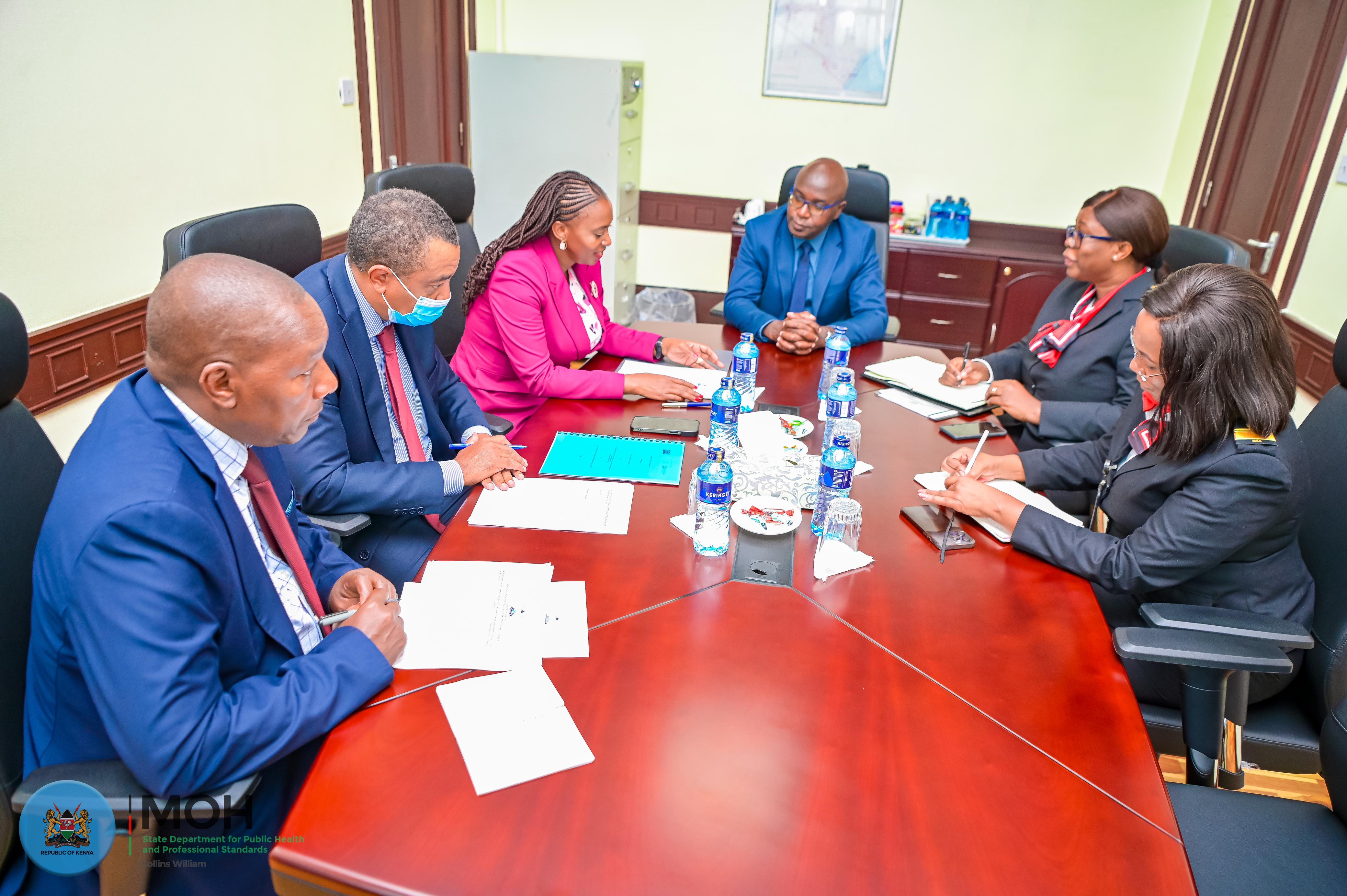 State Department Team UP with KRA to Boost Public Health 