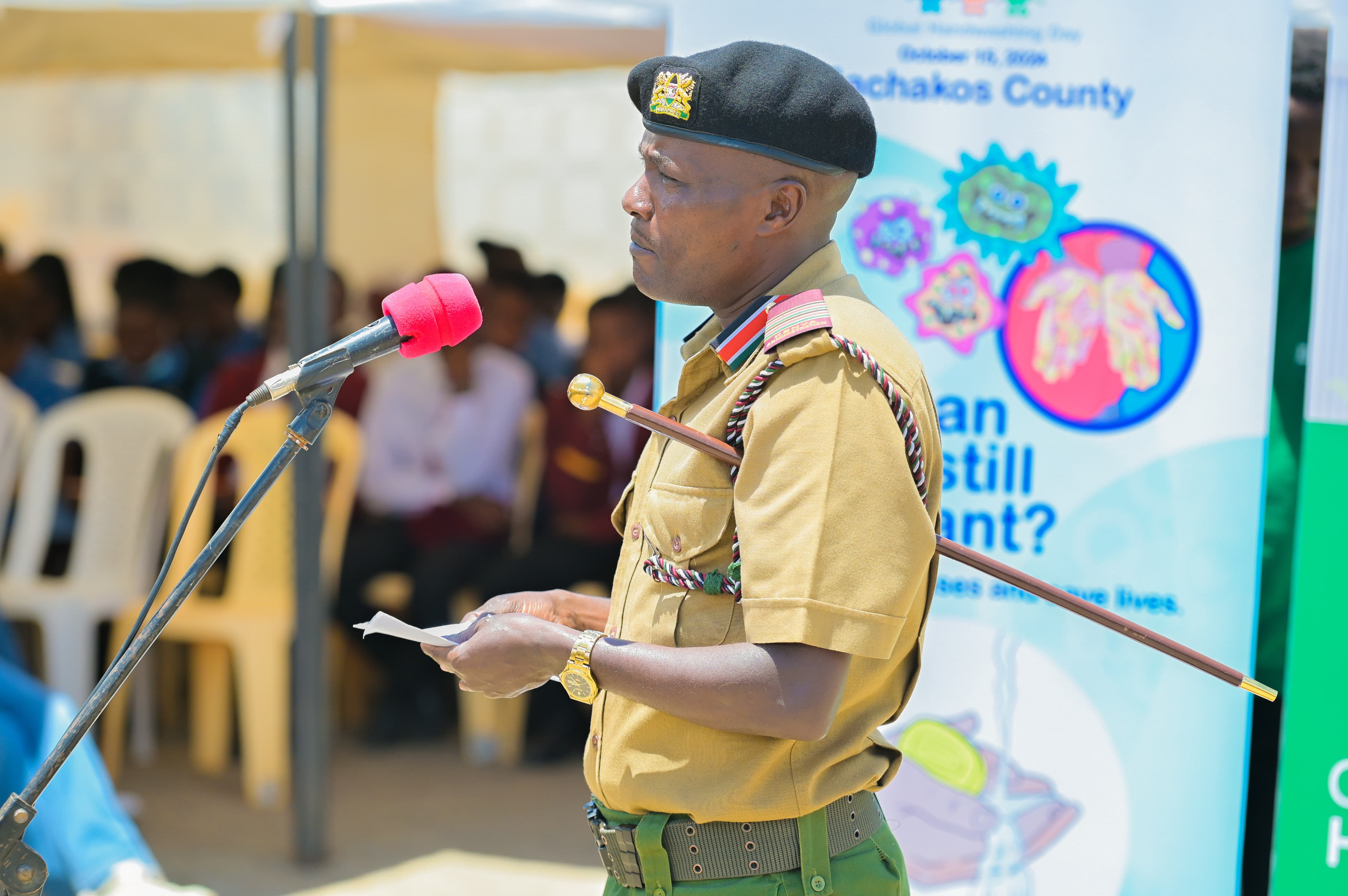 PS Muthoni leads commemoration of the Global Handwashing Day 2024