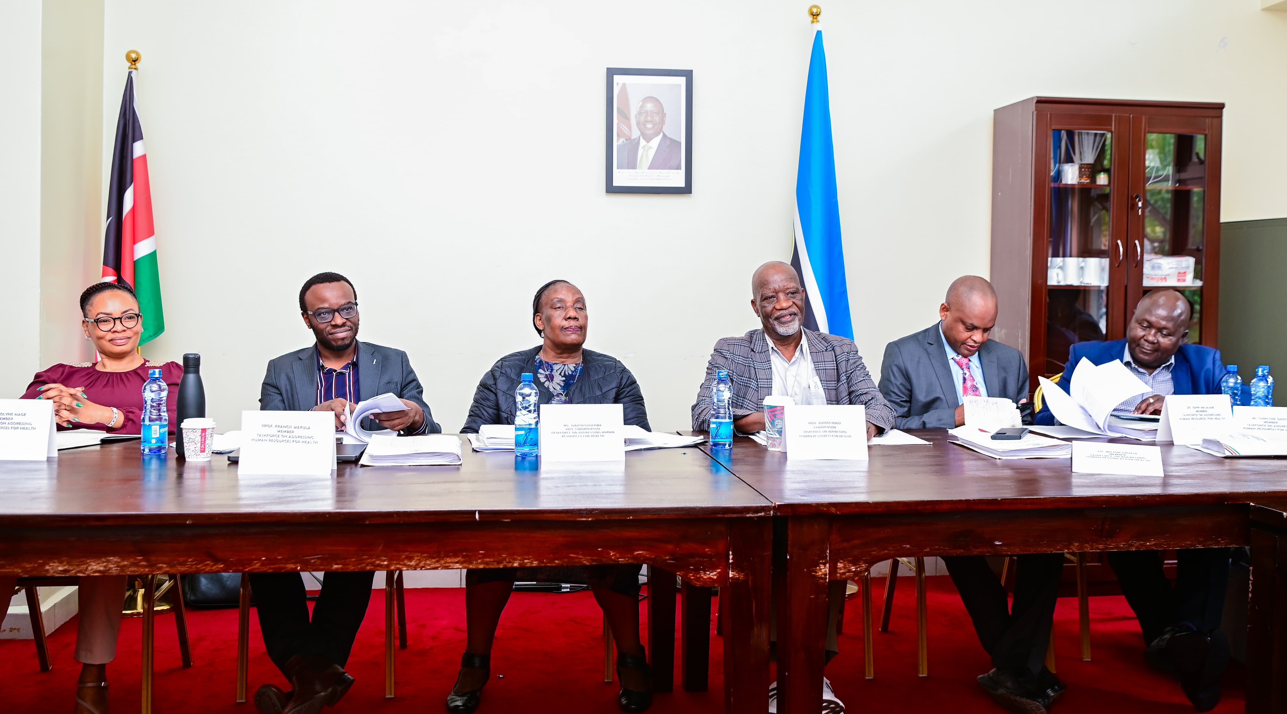 PS Muthoni Holds Key Meeting with Presidential Task Force on Human Resources for Health