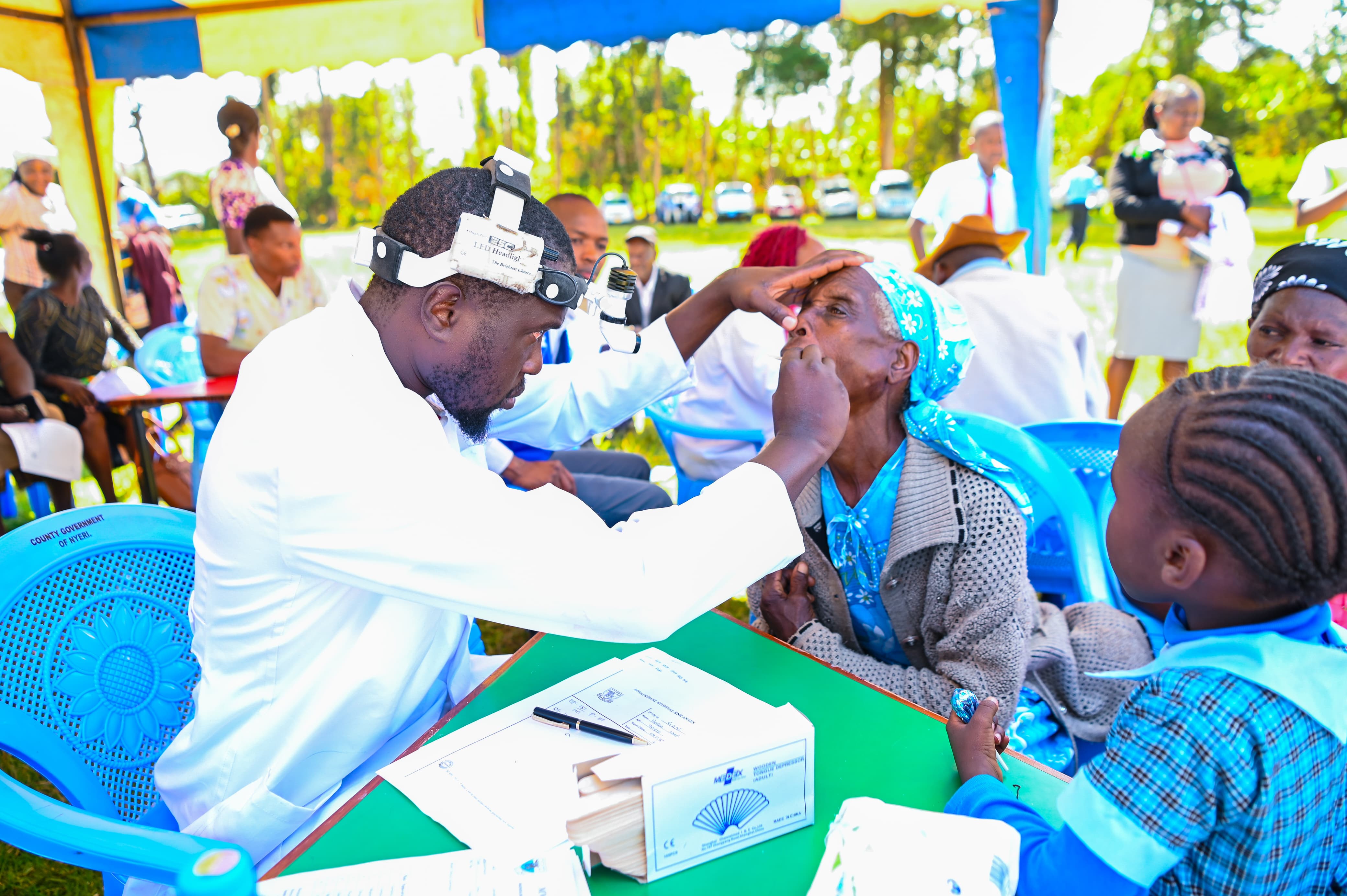 Ministry of Health in collaboration with partners offer free Medical Camp in Nyeri County