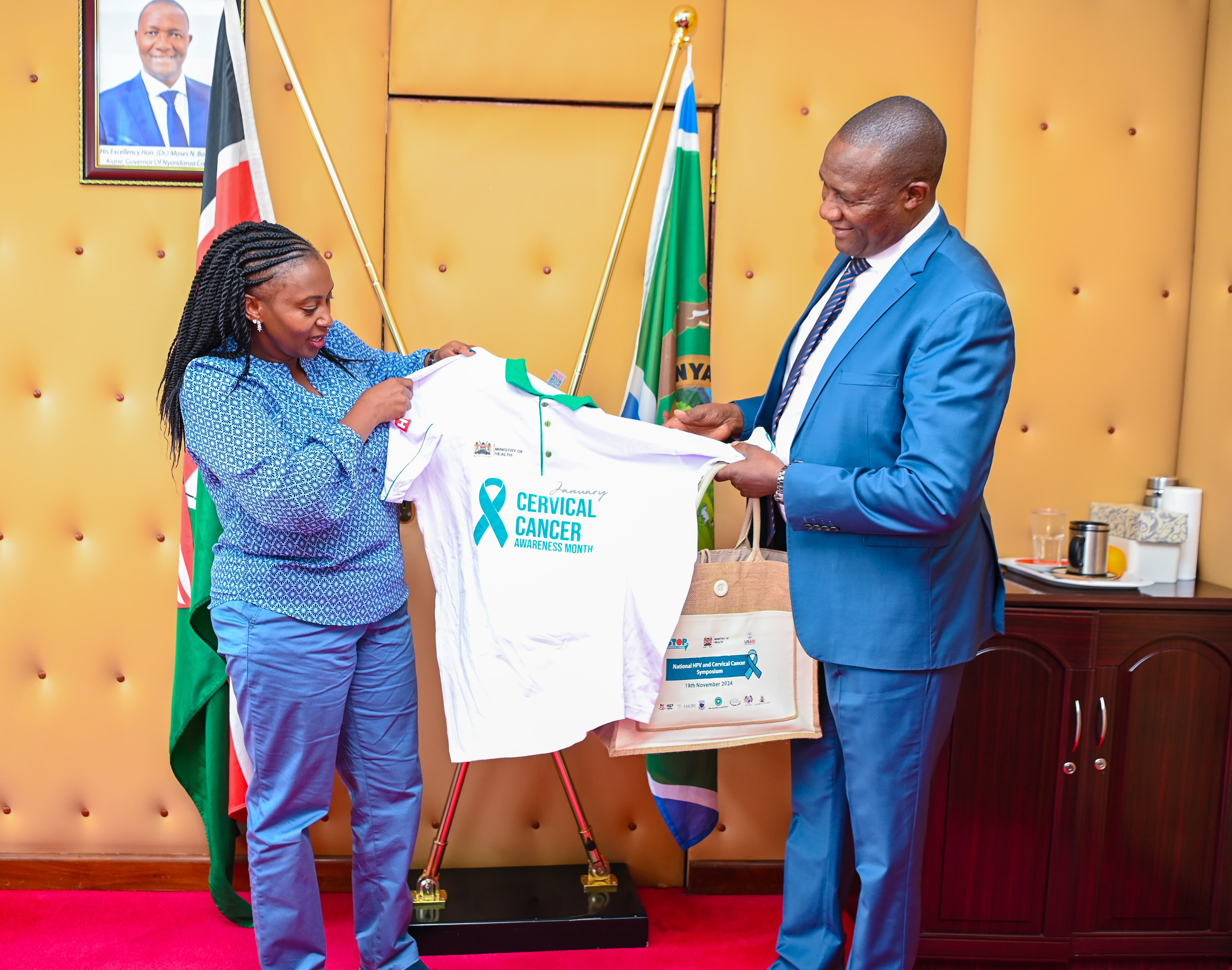 PS Muthoni advances the Universal Health Coverage agenda in Nyandarua County 