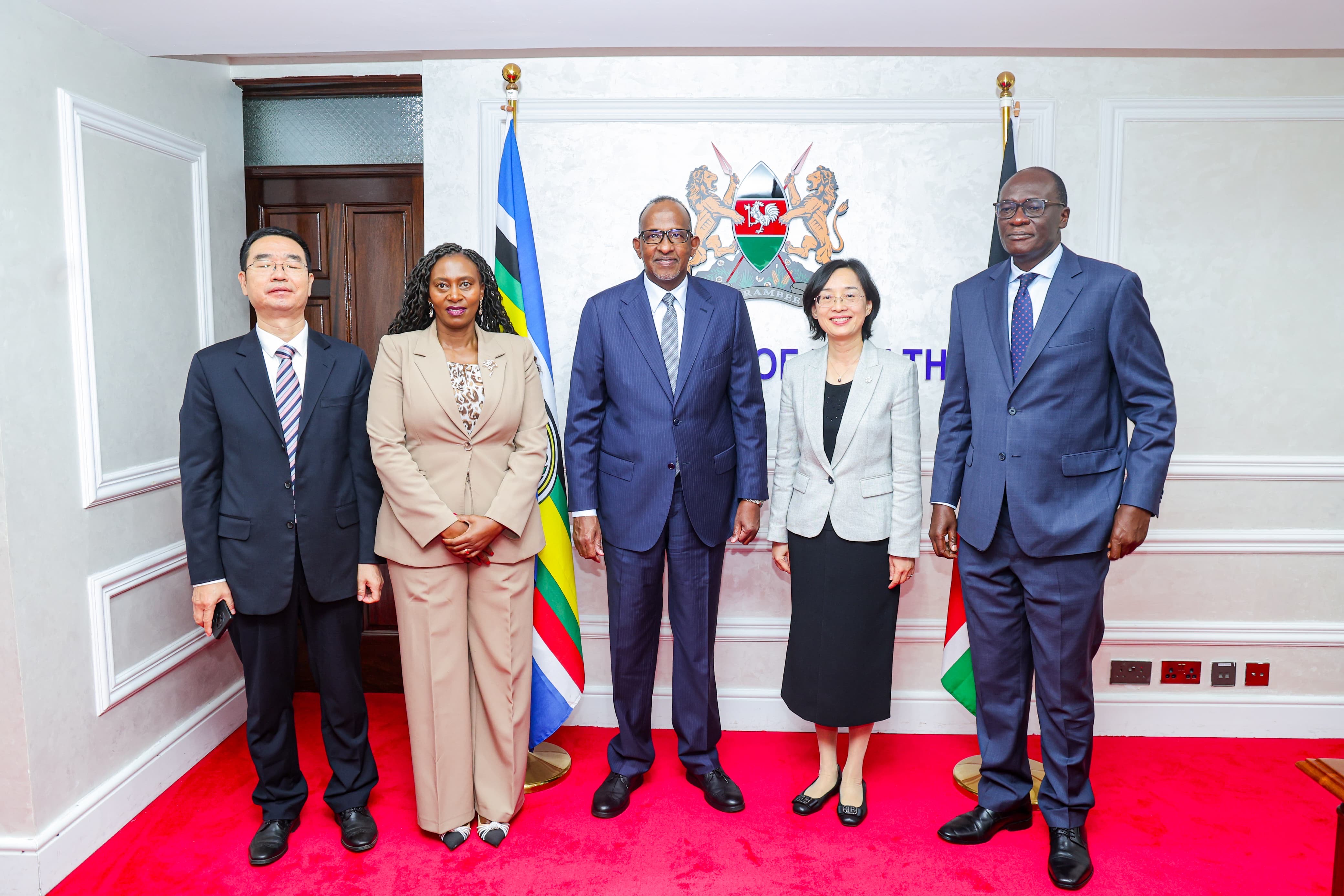 Health CS Hon. Aden Duale Engages Chinese Delegation on Local Vaccine and Pharmaceutical Production Partnership