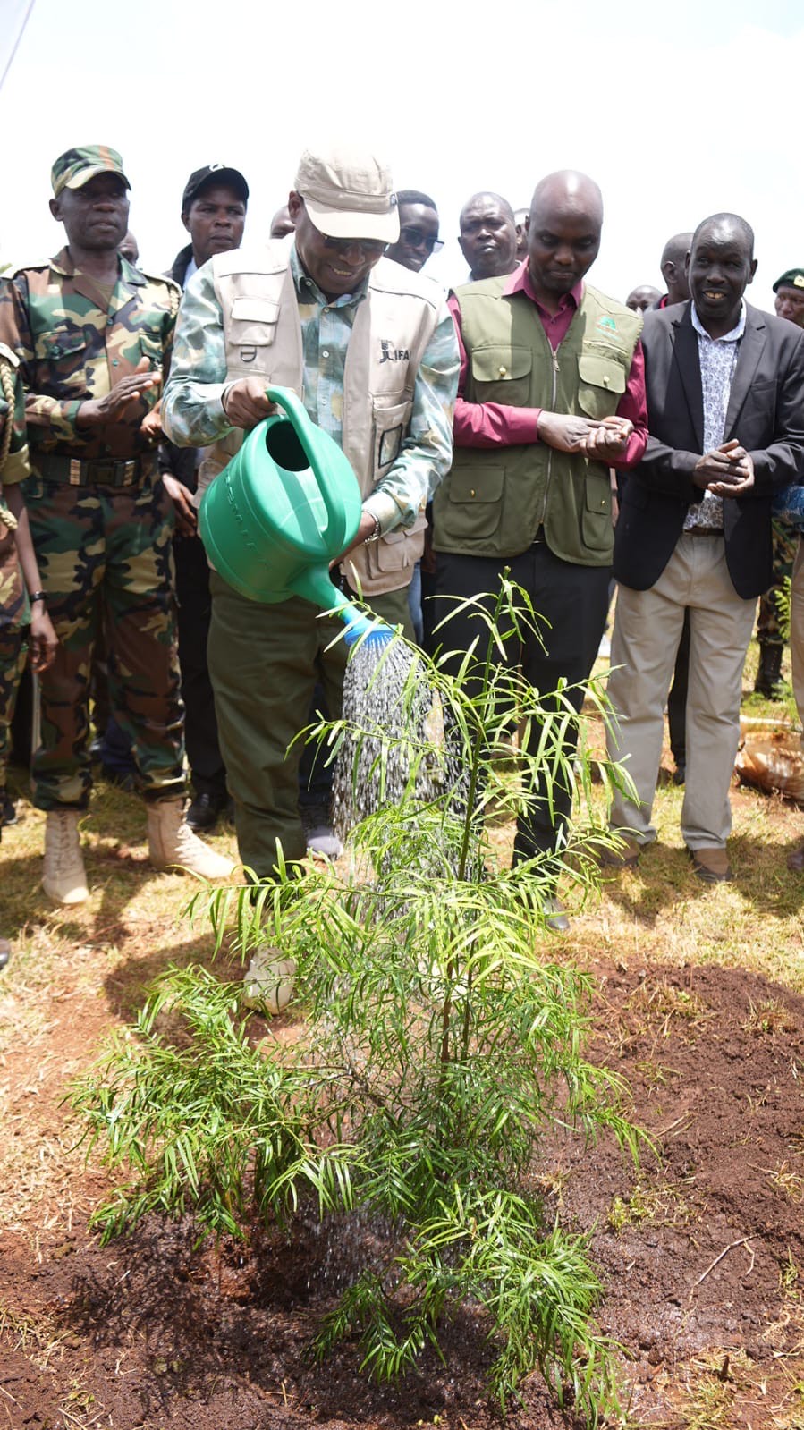 PS Harry Kimtai Leads Tree Planting Initiative in Elgeyo Marakwet