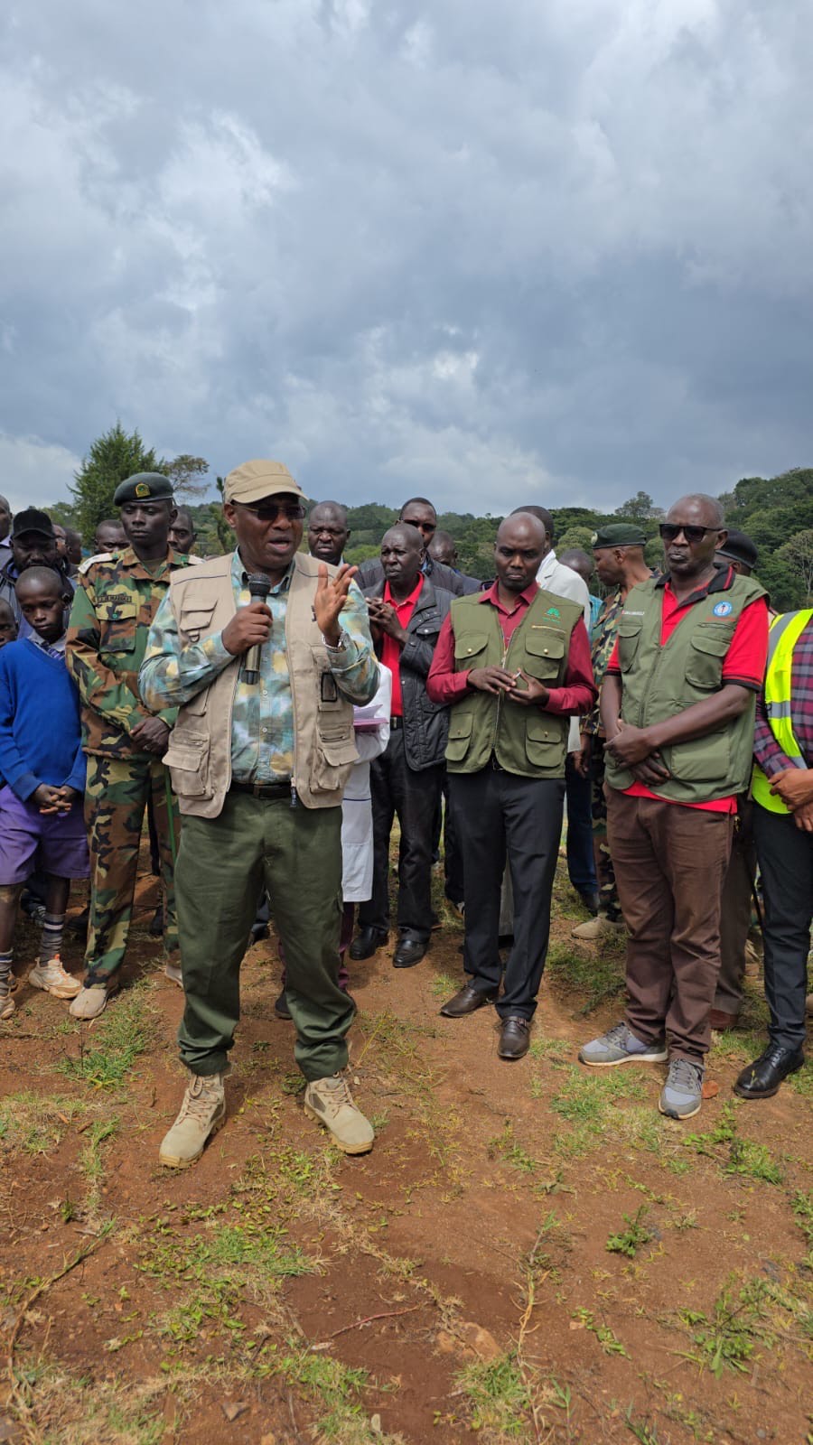 PS Harry Kimtai Leads Tree Planting Initiative in Elgeyo Marakwet