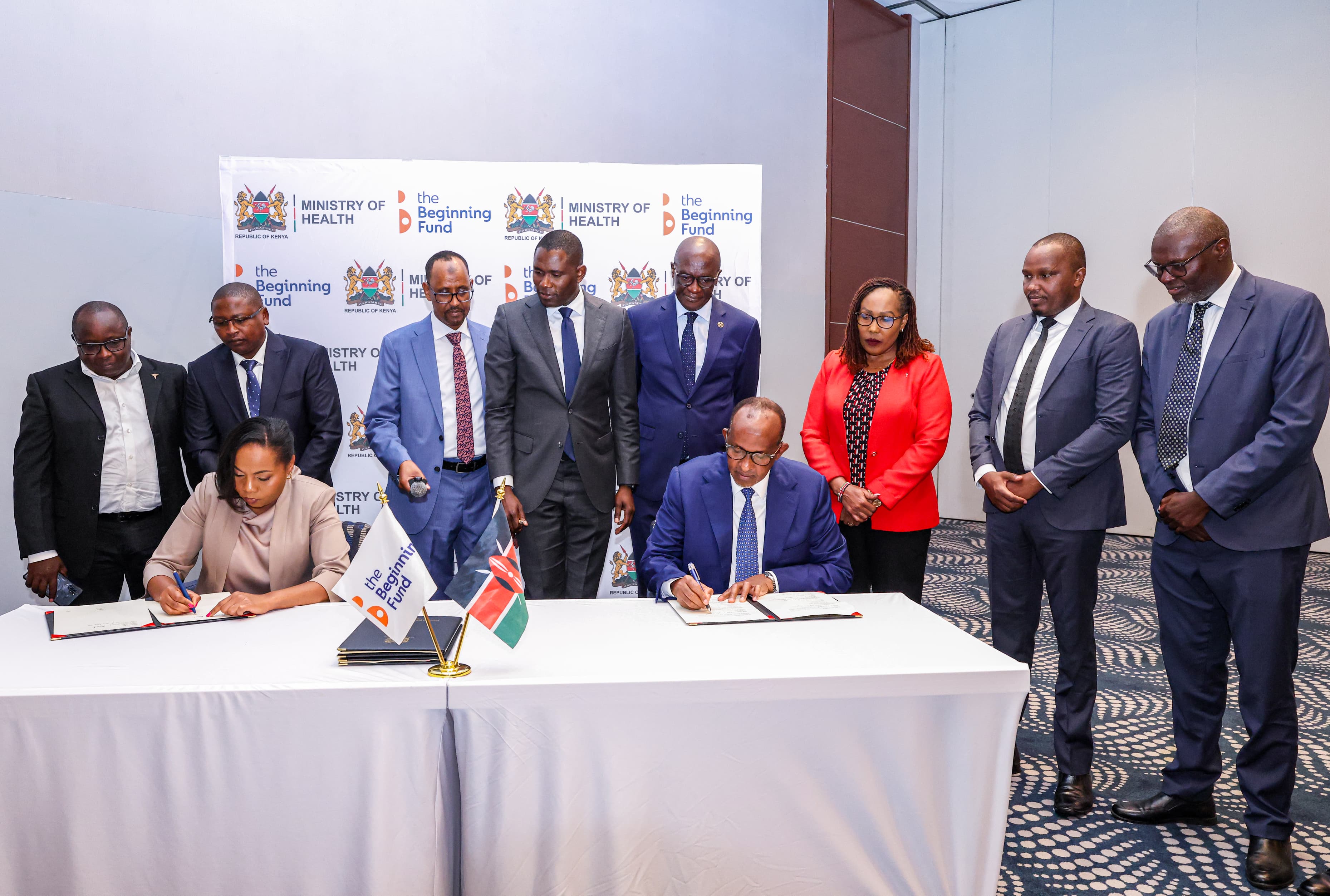 Nairobi, Kenya - 3rd August 2025 - Kenya has strengthened its drive to end preventable maternal and newborn deaths following the signing of a Cooperation Framework between the Ministry of Health and the Beginnings Fund, marking a major milestone in advancing equitable, high-quality maternal and newborn healthcare through nationally led reforms.  The partnership unlocks an investment of USD 80 million (approximately KSh 10.4 billion) over the next five years to accelerate implementation of Kenya’s Every Woma
