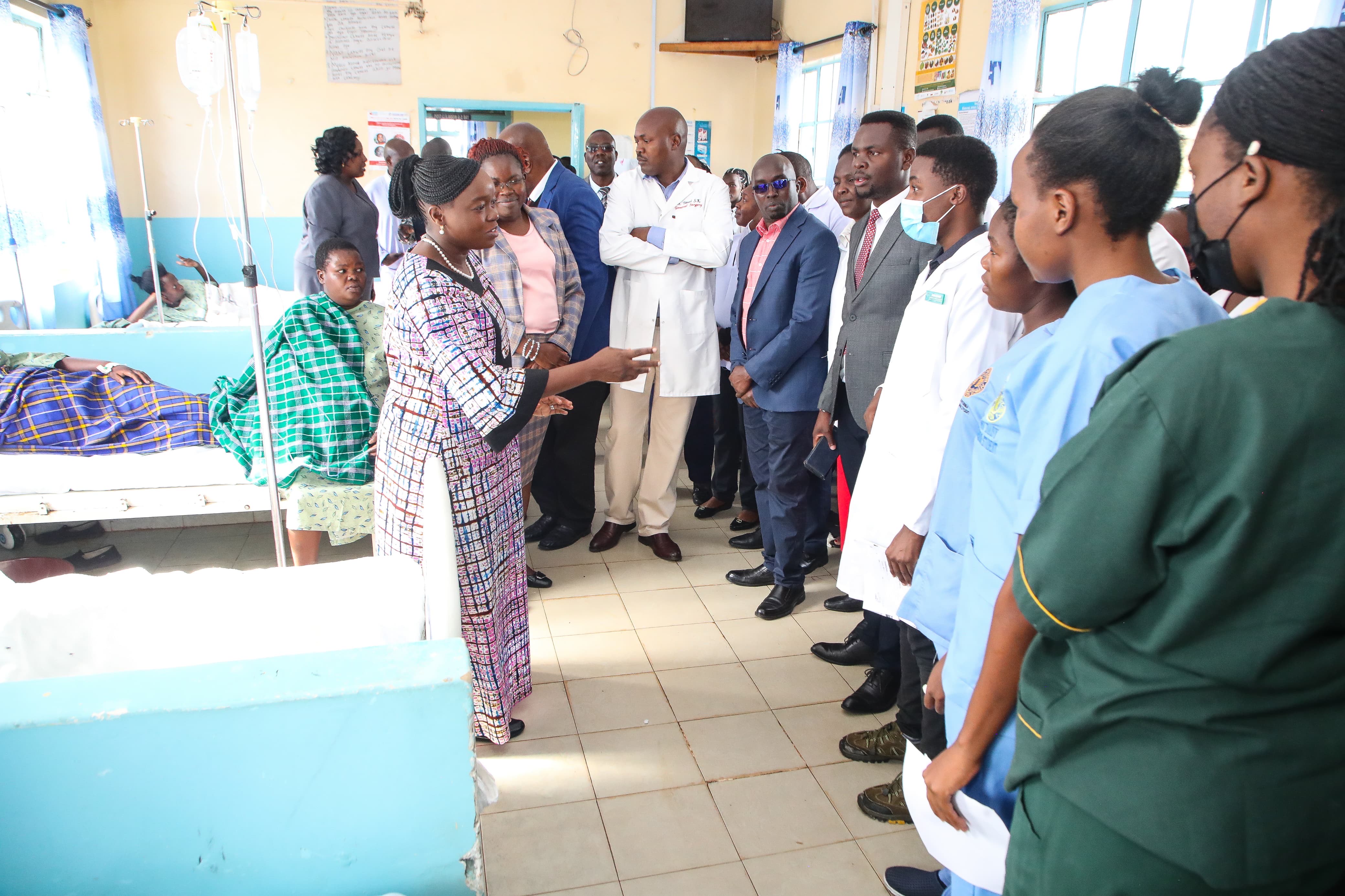 CS Health Assesses SHA and Taifa Care Implementation in Kapsabet