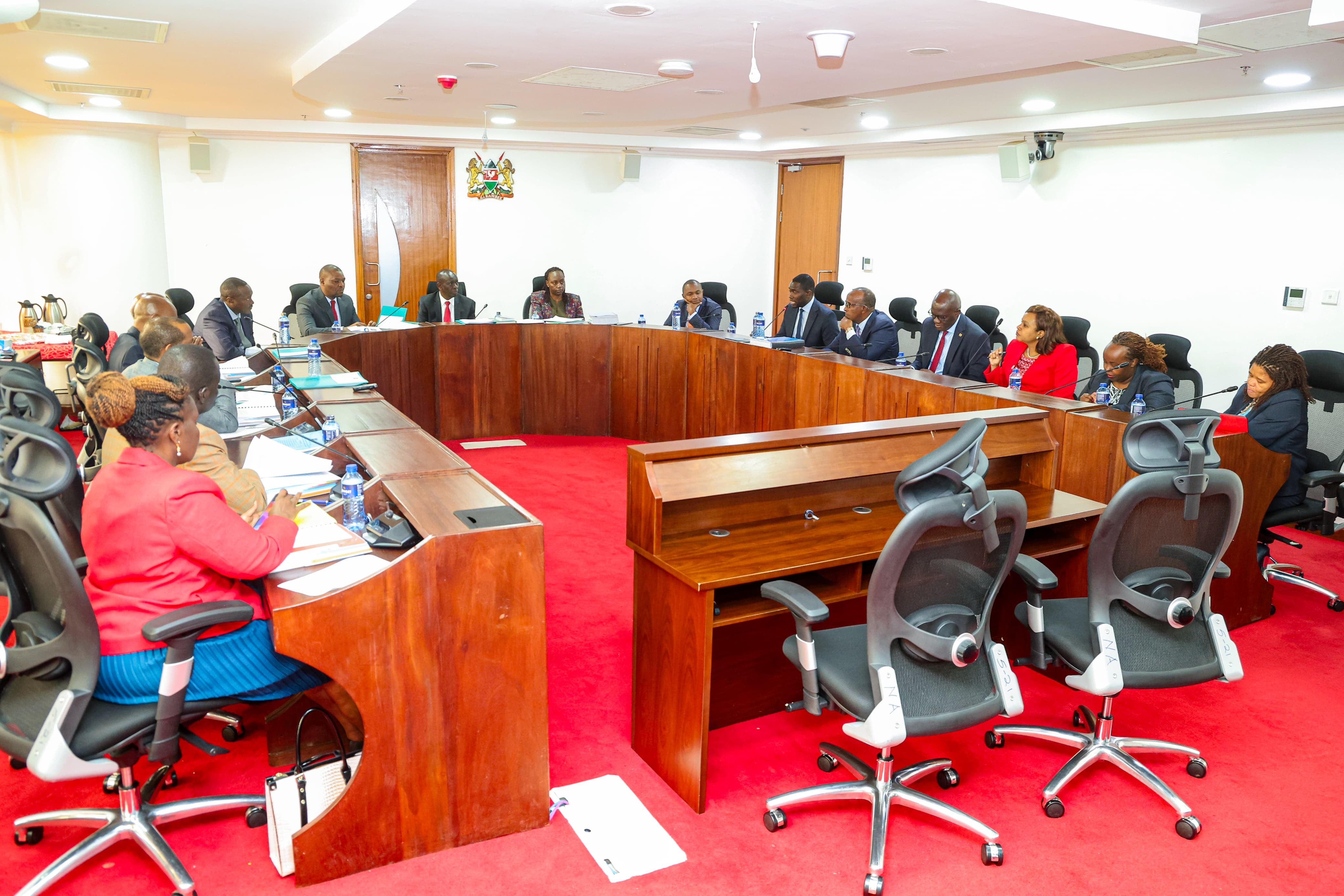 CS Hon. Aden Duale Briefs Parliament on Social Health Insurance Tariff Regulations at Bunge Towers