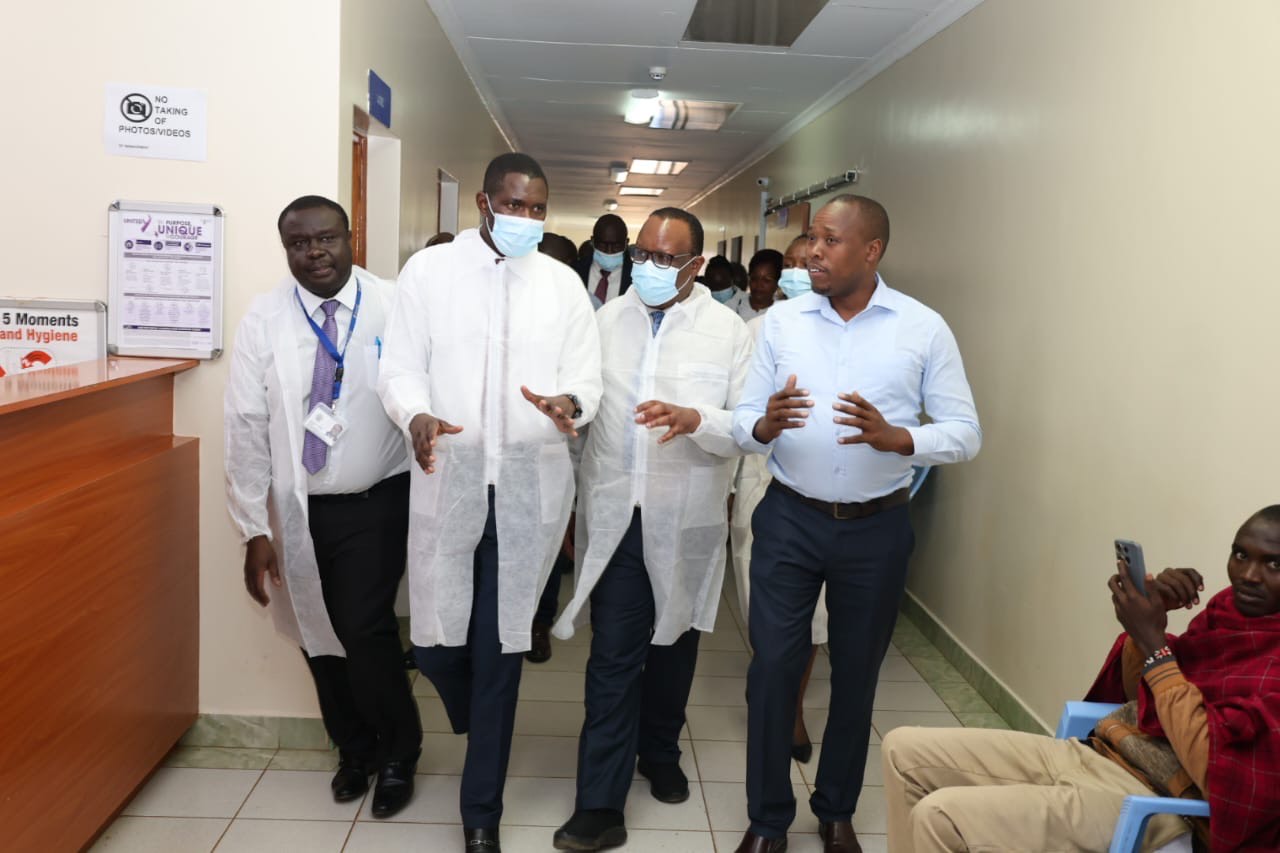 Health PS Dr. Ouma Oluga Commends MTRH’s Role in Advancing Universal Health Coverage