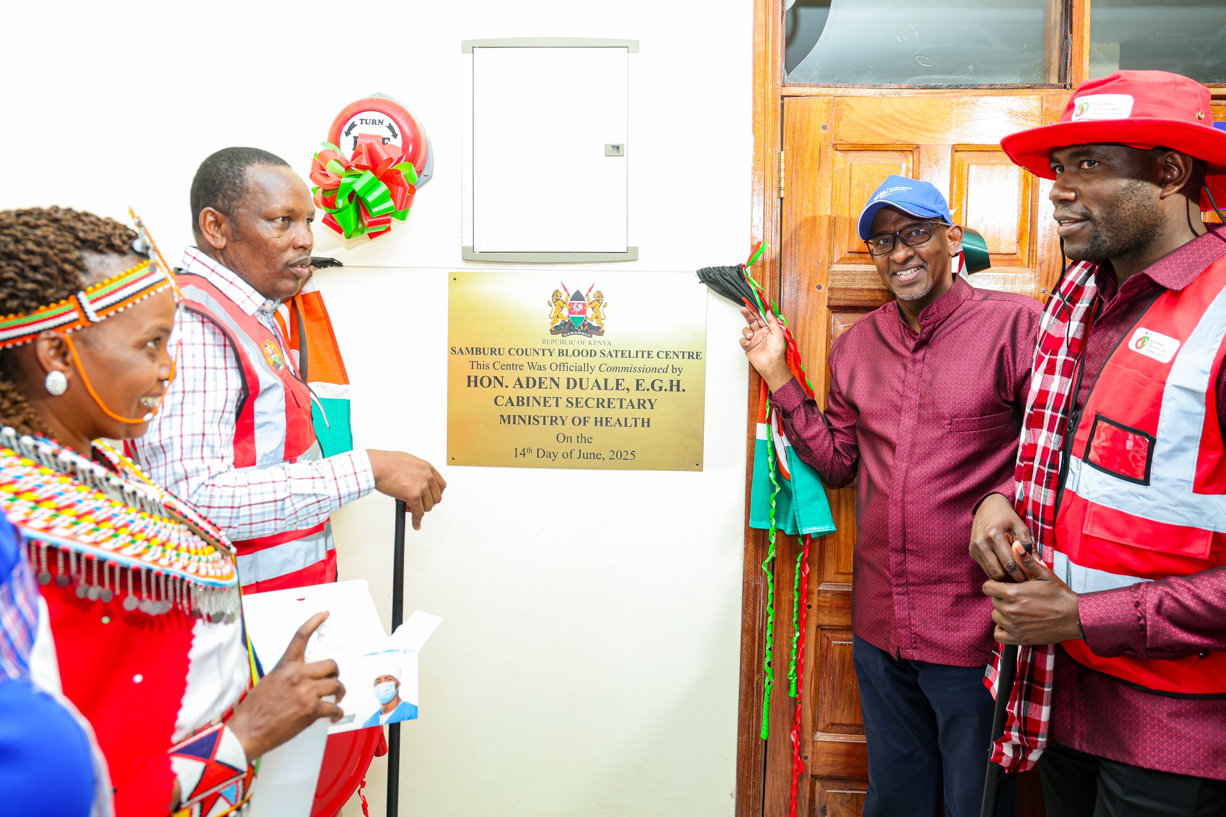 CS Duale Commissions Samburu Blood Satellite Centre and Launches Digital Health System to Advance UHC