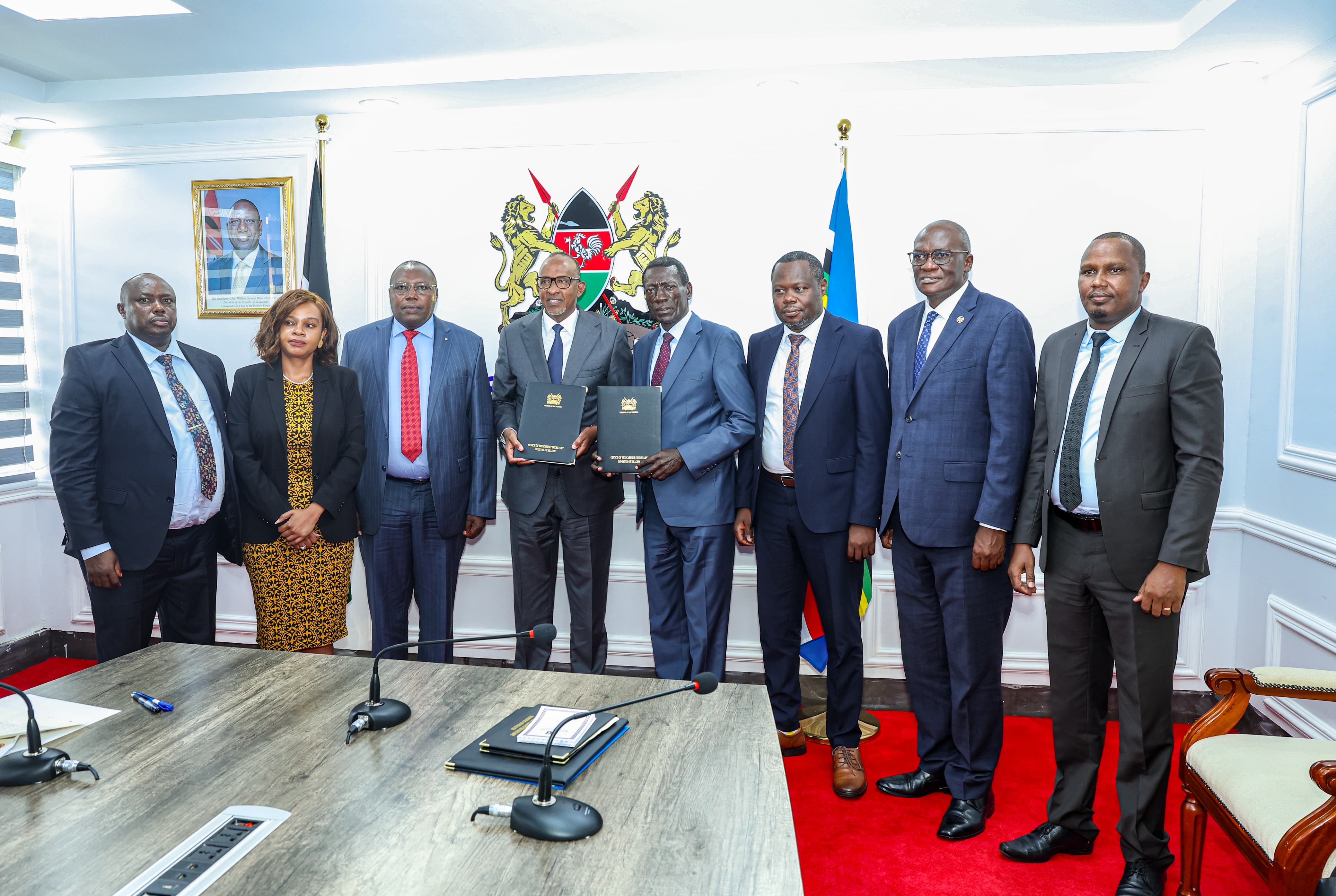 CS Duale Meets KNUT Leadership to Strengthen Teachers’ Health Cover Under SHA