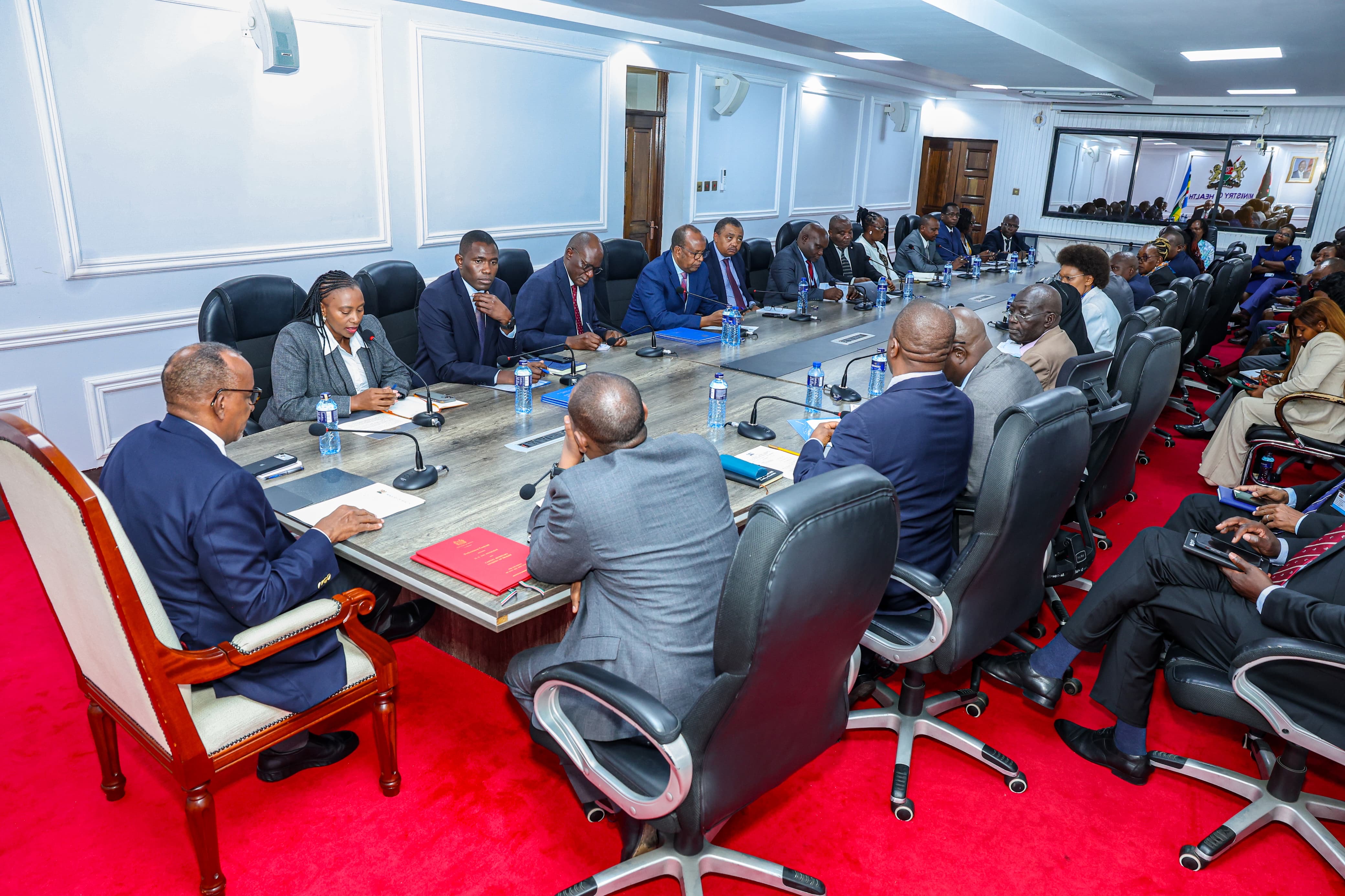 CS Aden Duale Presides Over Signing of Ministry of Health Performance Contracts for FY 2025/2026