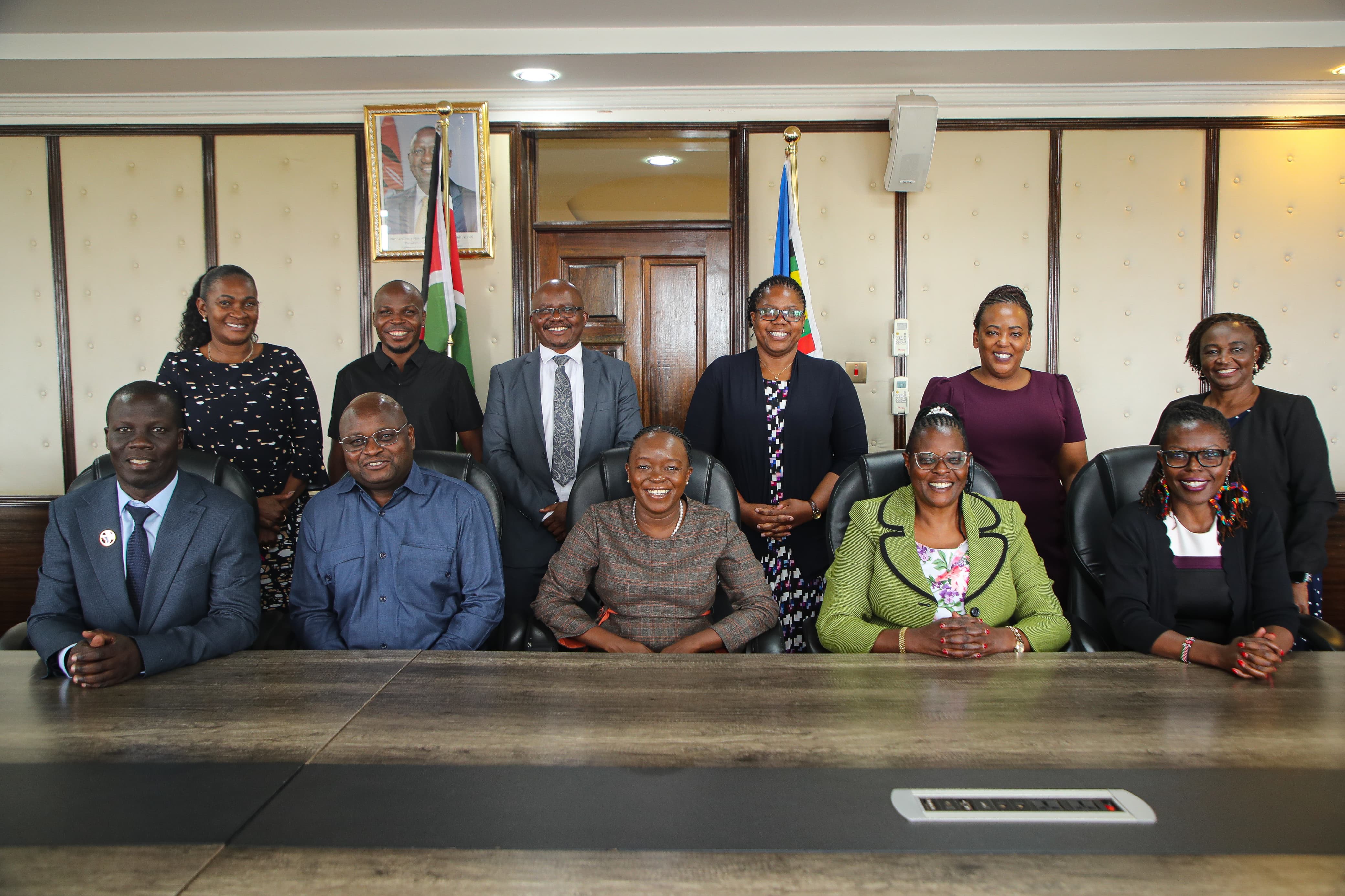 Nurse Leaders Meet with Cabinet Secretary for Health to Reaffirm Support for SHA and UHC Rollout