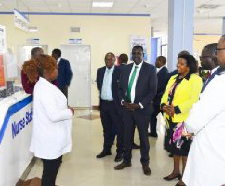 Principal Secretary For Medical Services Tours Kenyatta University Teaching Referral And Research Hospital.
