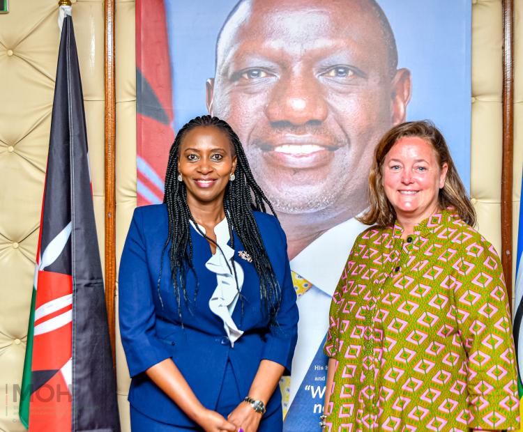 Ps Muthoni Meets Johnson & Johnson Global Community Impact Regional Leader Stacy Meyer