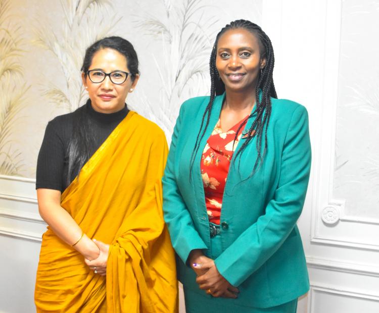 Ps Muthoni Meets The High Commissioner Of India to Discuss Collaboration In Health.