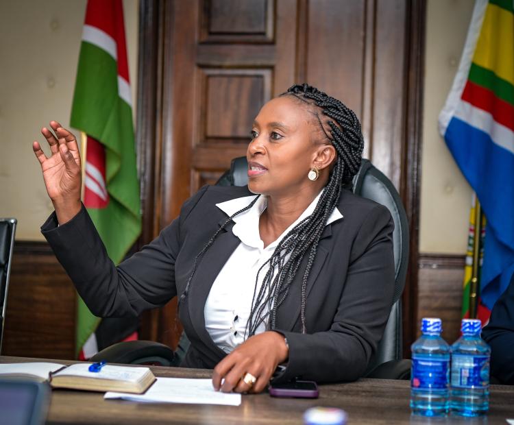 PS Muthoni Meeting with  the World Health Organization (WHO) Leadership