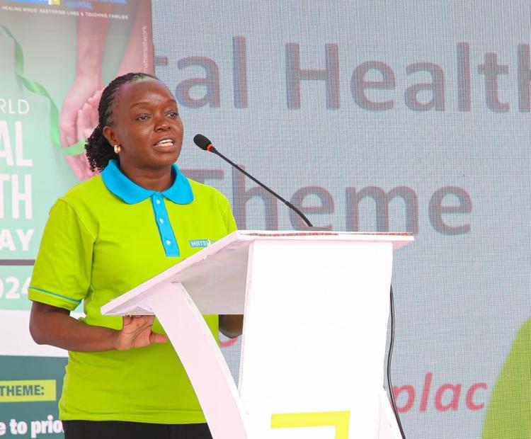 Cabinet Secretary Dr. Deborah Barasa Advocates for Mental Health Prioritization in Workplaces on World Mental Health Day