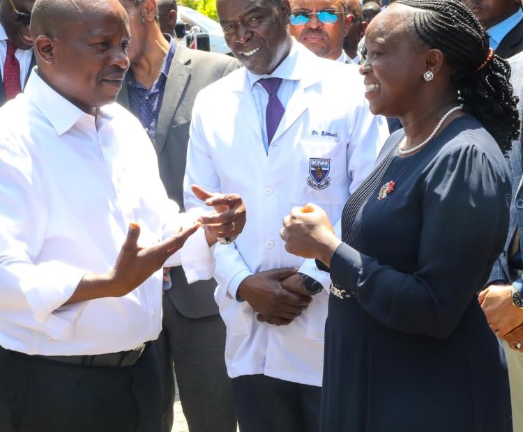 Deputy President Evaluates Taifa Care Progress at Kenyatta National Hospital