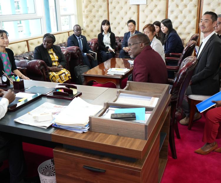 Principal Secretary Hosts Delegation from Japan’s WHO National Center for Global Health and Medicine