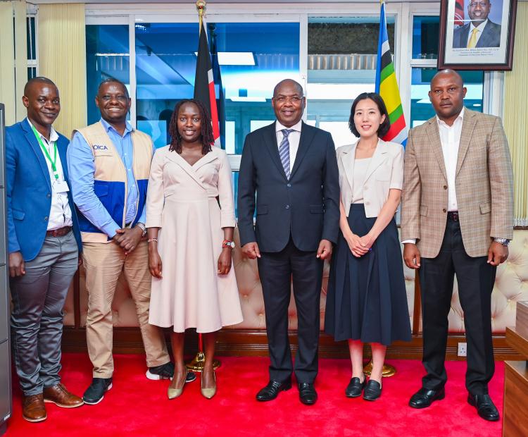 Ps Harry Kimtai Engages Kajiado Cec And Koica Delegation On Kitengela Maternal Health Project