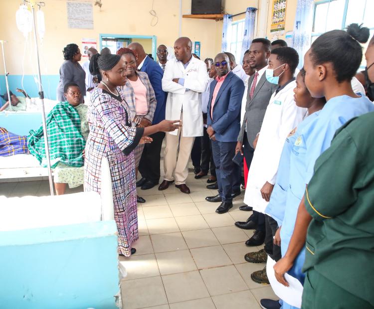 CS Health Assesses SHA and Taifa Care Implementation in Kapsabet