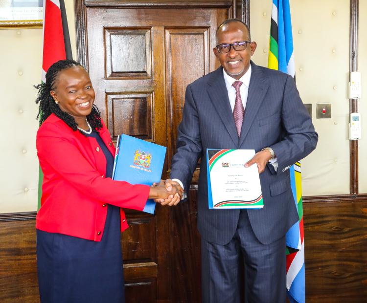 Dr. Deborah Mlongo Barasa Hands Over Health Ministry to Hon. Aden Duale, Reflecting on Key Healthcare Achievements