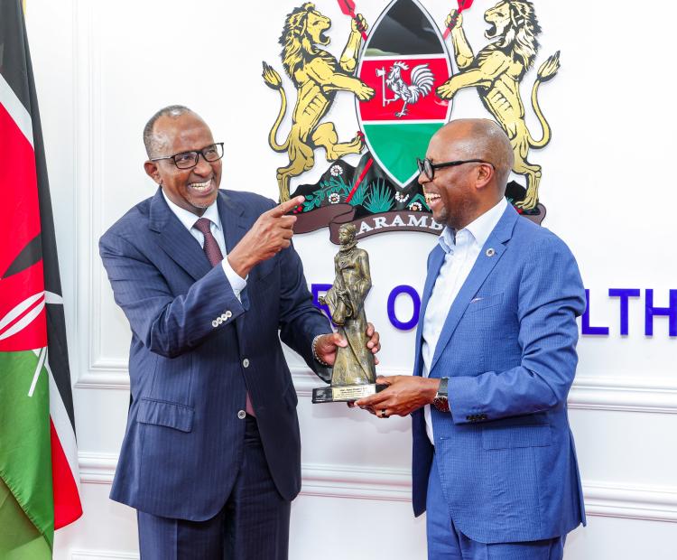 Health CS Hon. Aden Duale Engages Amref Health Africa on Strengthening Health Sector Reforms